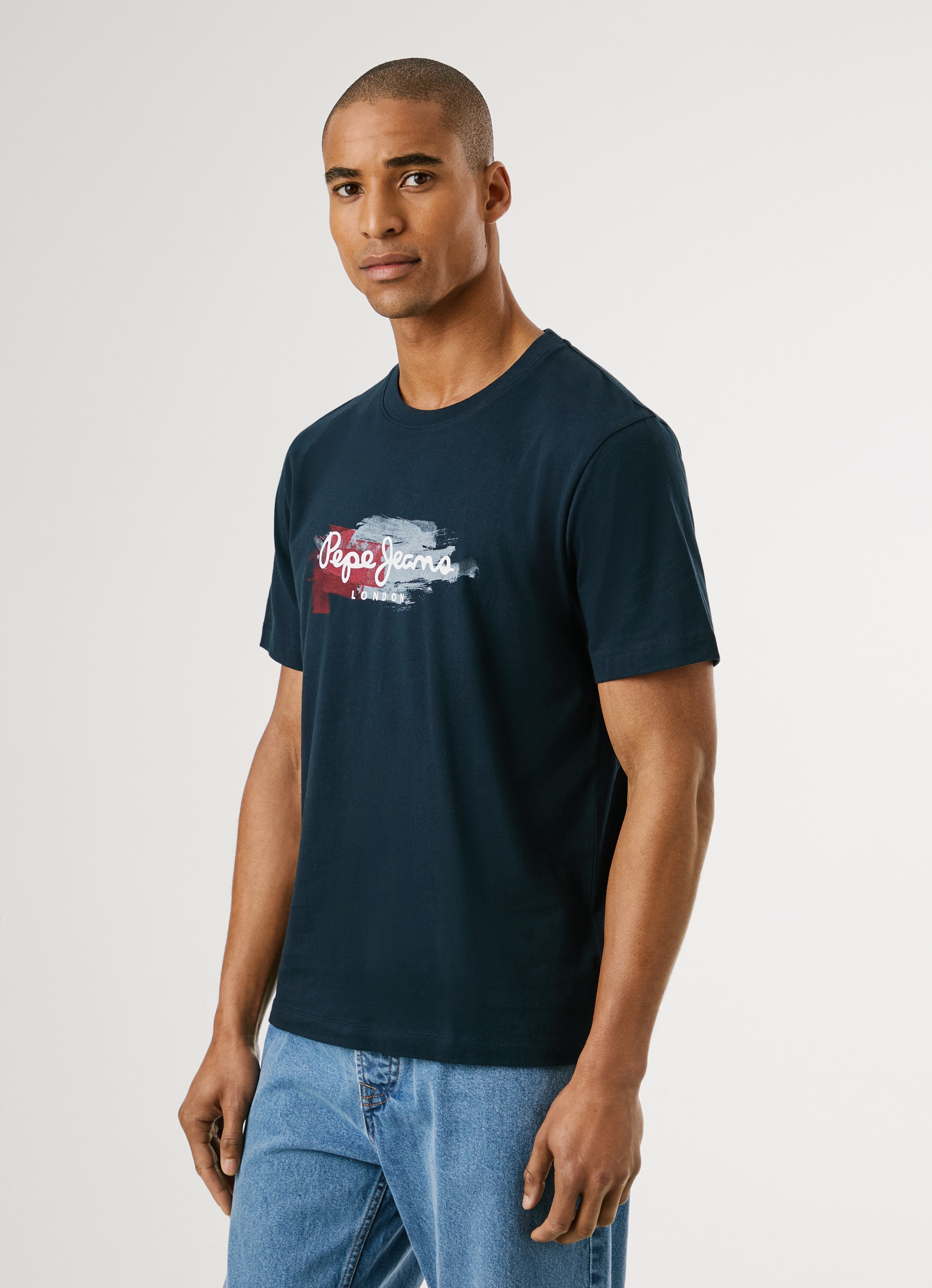 Image of Pepe Jeans T-Shirt "TREY TEE" mit Rundhals im Regular Fit