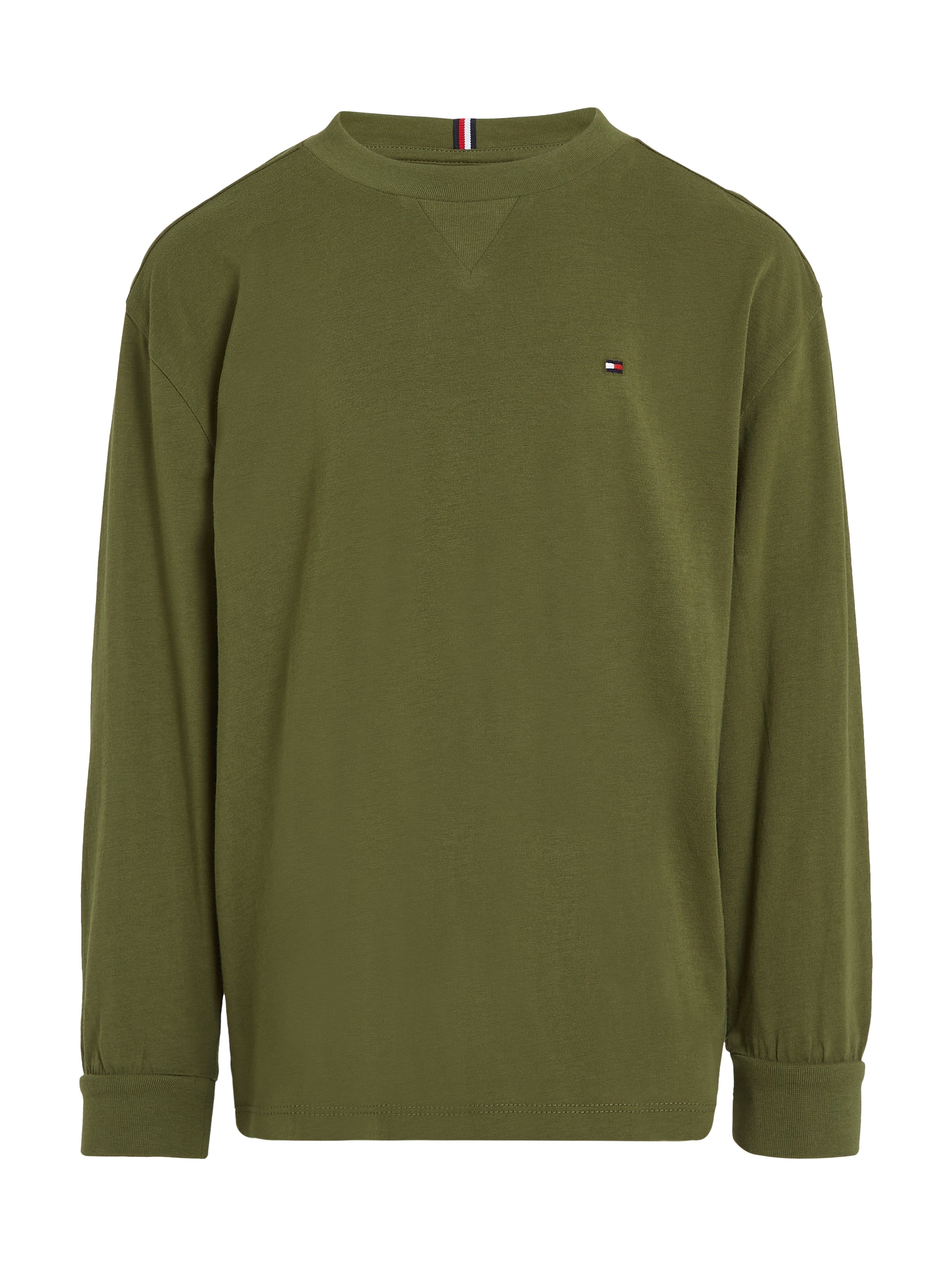 Tommy Hilfiger Langarmshirt »ESSENTIAL TEE LS«, mit Logostickerei