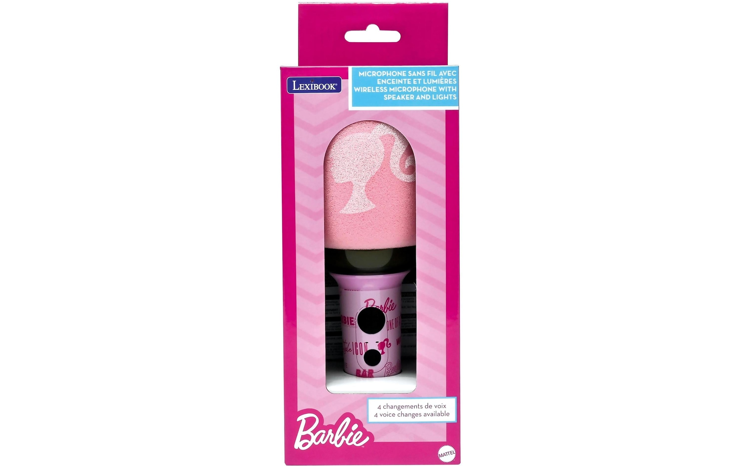Lexibook® Mikrofon »Karaoke Bluetooth-/Wireless-Mikrofon Barbie«
