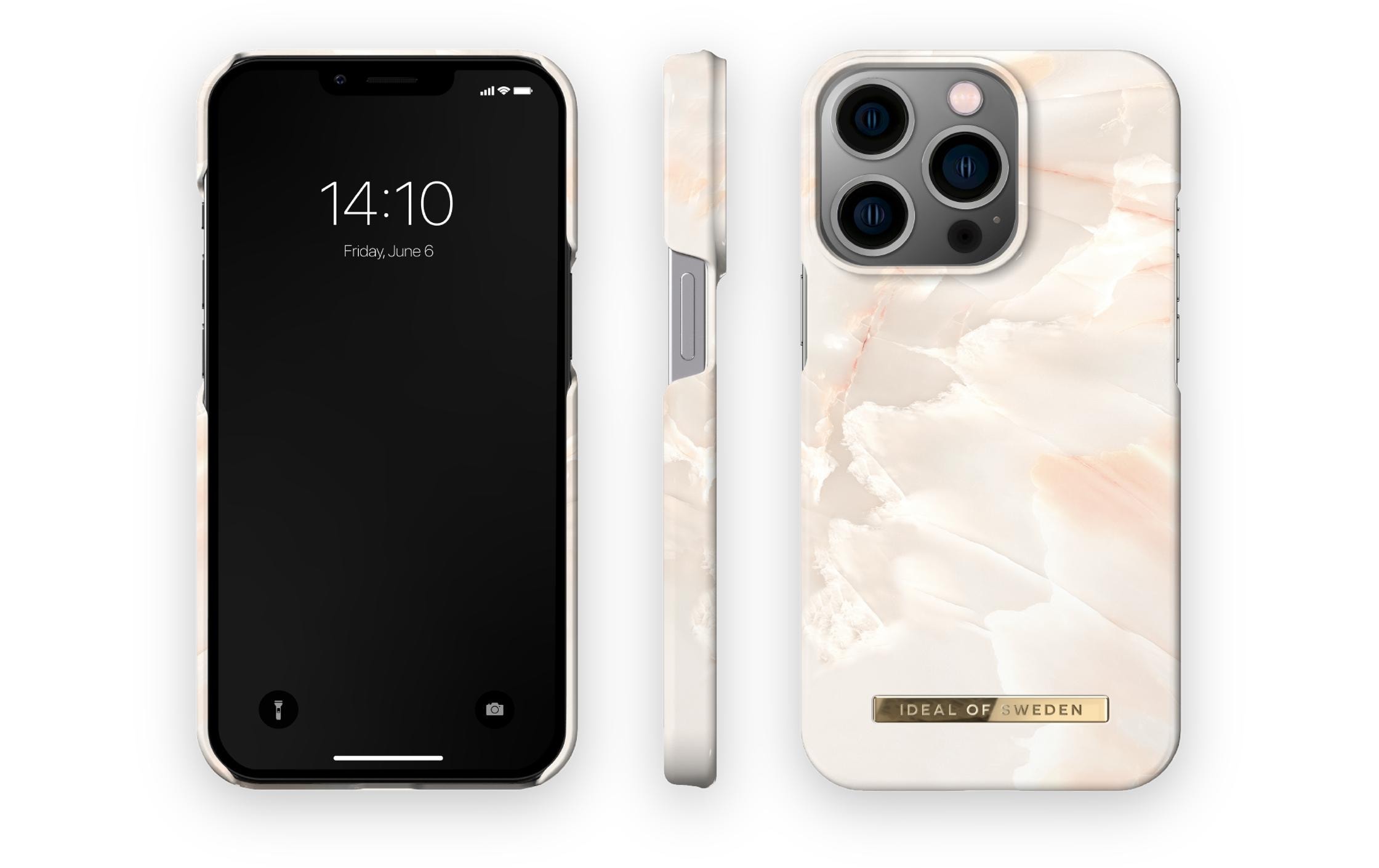 iDeal of Sweden Smartphone-Hülle »Rose Pearl Marble iPhone 13 Pro«