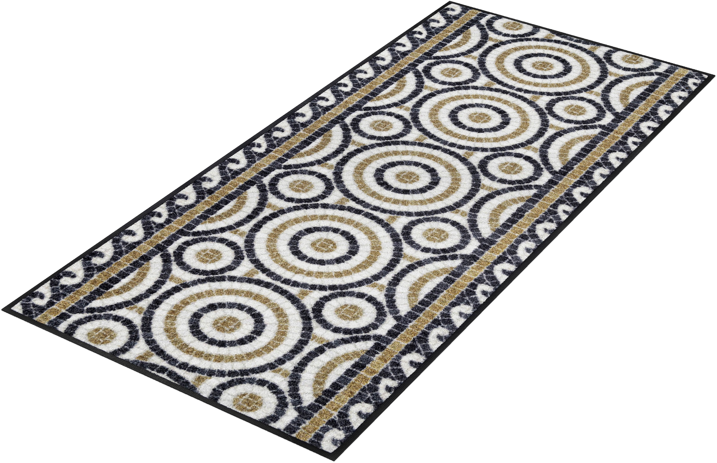 wash+dry by Kleen-Tex Teppich »Framework«, rechteckig, 7 mm Höhe, rutschhemmend, In- und Outdoor geeignet, waschbar