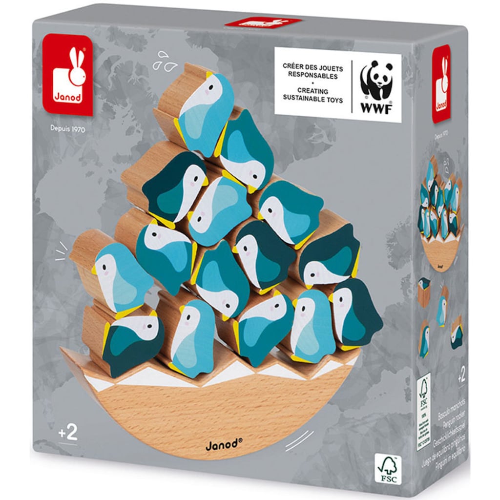 Janod Spiel »WWF® Schaukel-Pinguine«
