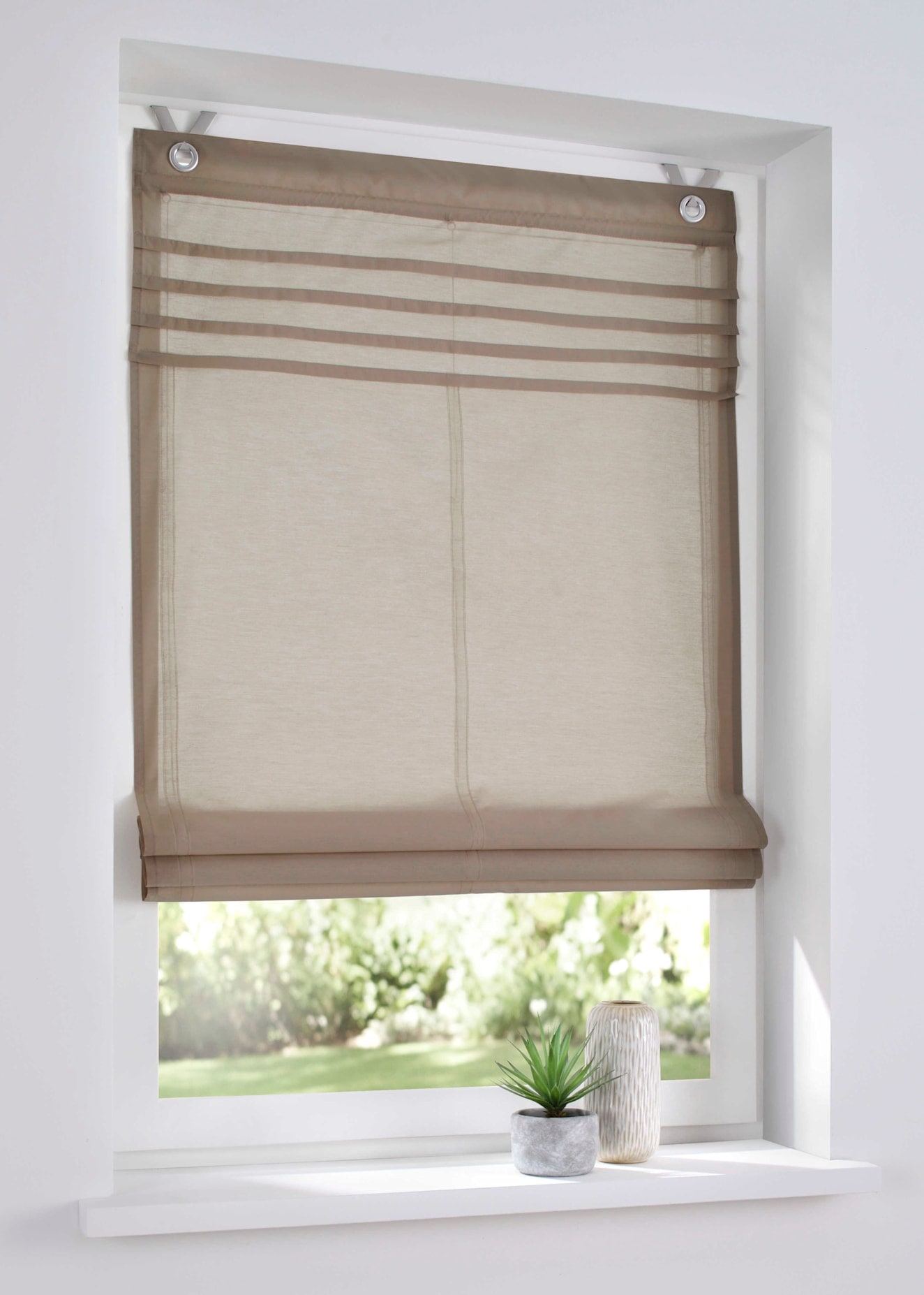 heine home Raffrollo mit Ösen