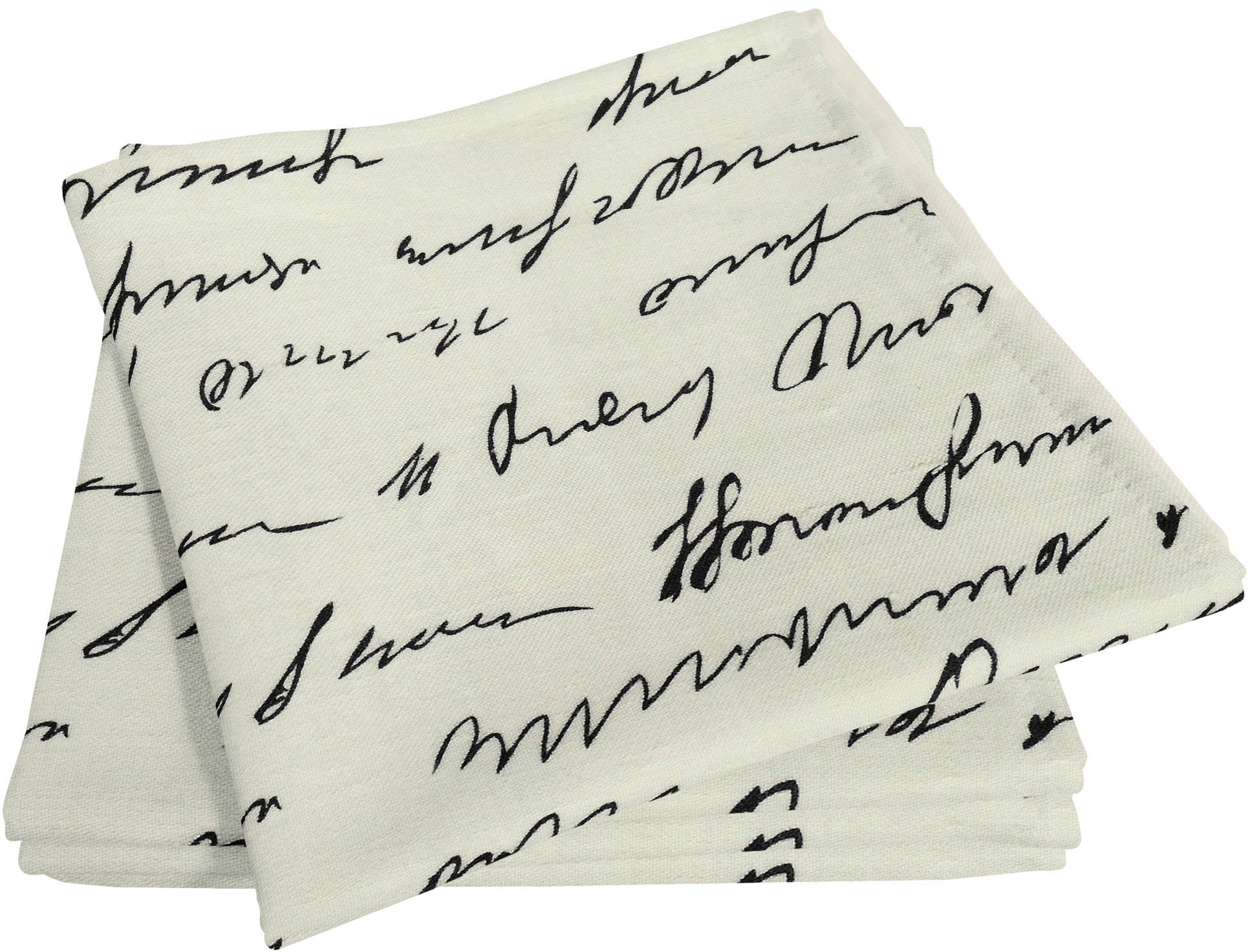 Image of Adam Stoffserviette "Scribble" aus Bio-Baumwolle,Made in Germany