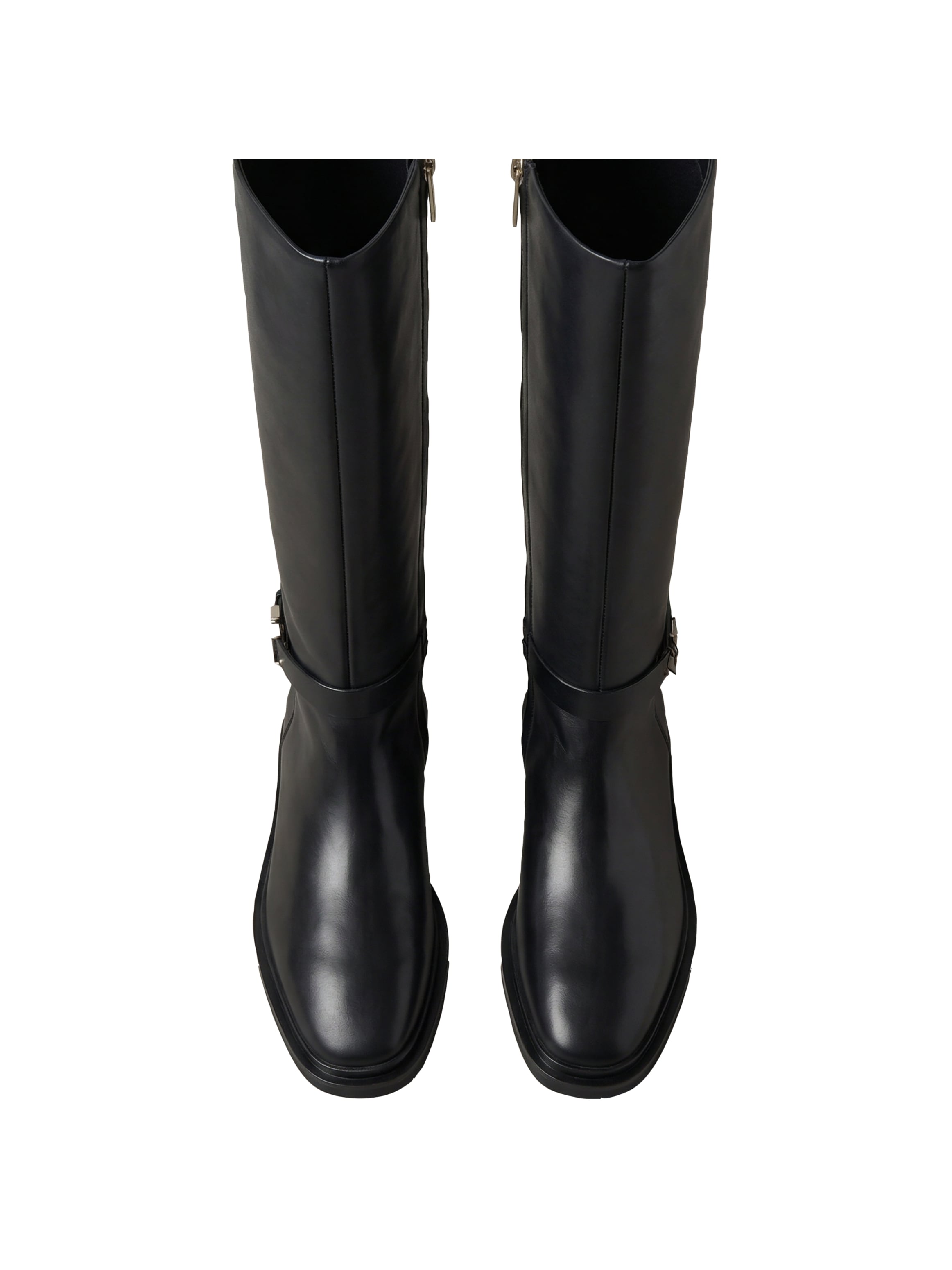 Calvin Klein Bottes »SQUARE HIGH BOOT LTH MG HDW«  Botte haute avec logo CK en bijou