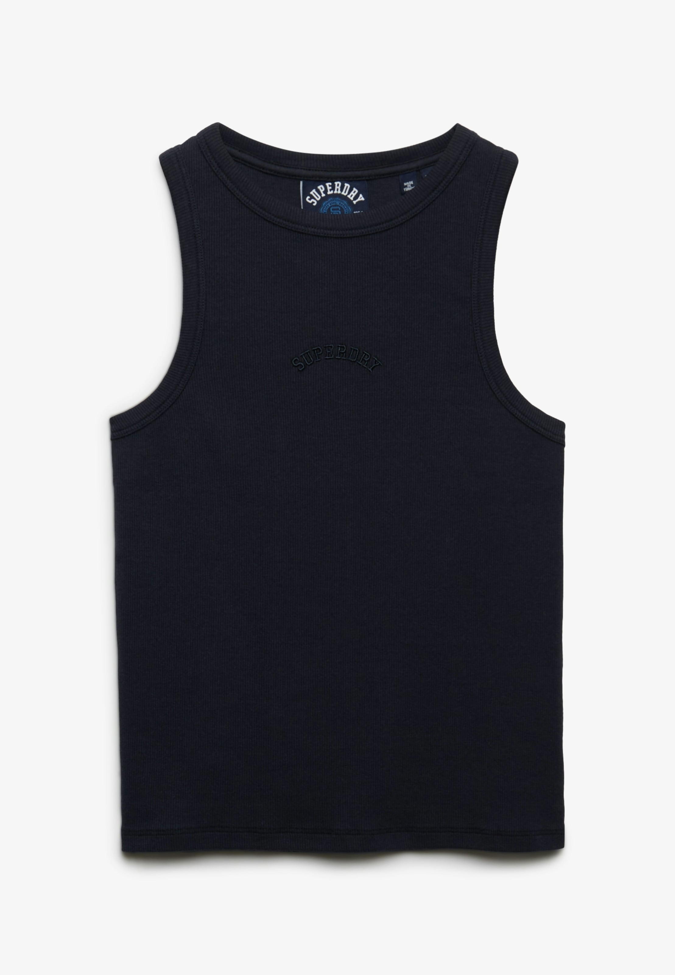 Superdry Tanktop »ESSENTIAL LOGO RACER VEST« aus Baumwolle, Regular Fit, mit Rundhalsausschnitt, ärmelloses Design