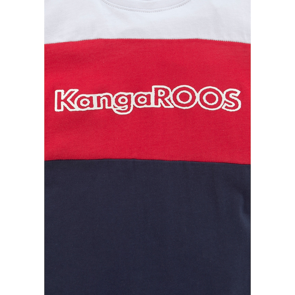 KangaROOS T-Shirt »in Colorblockdesign«