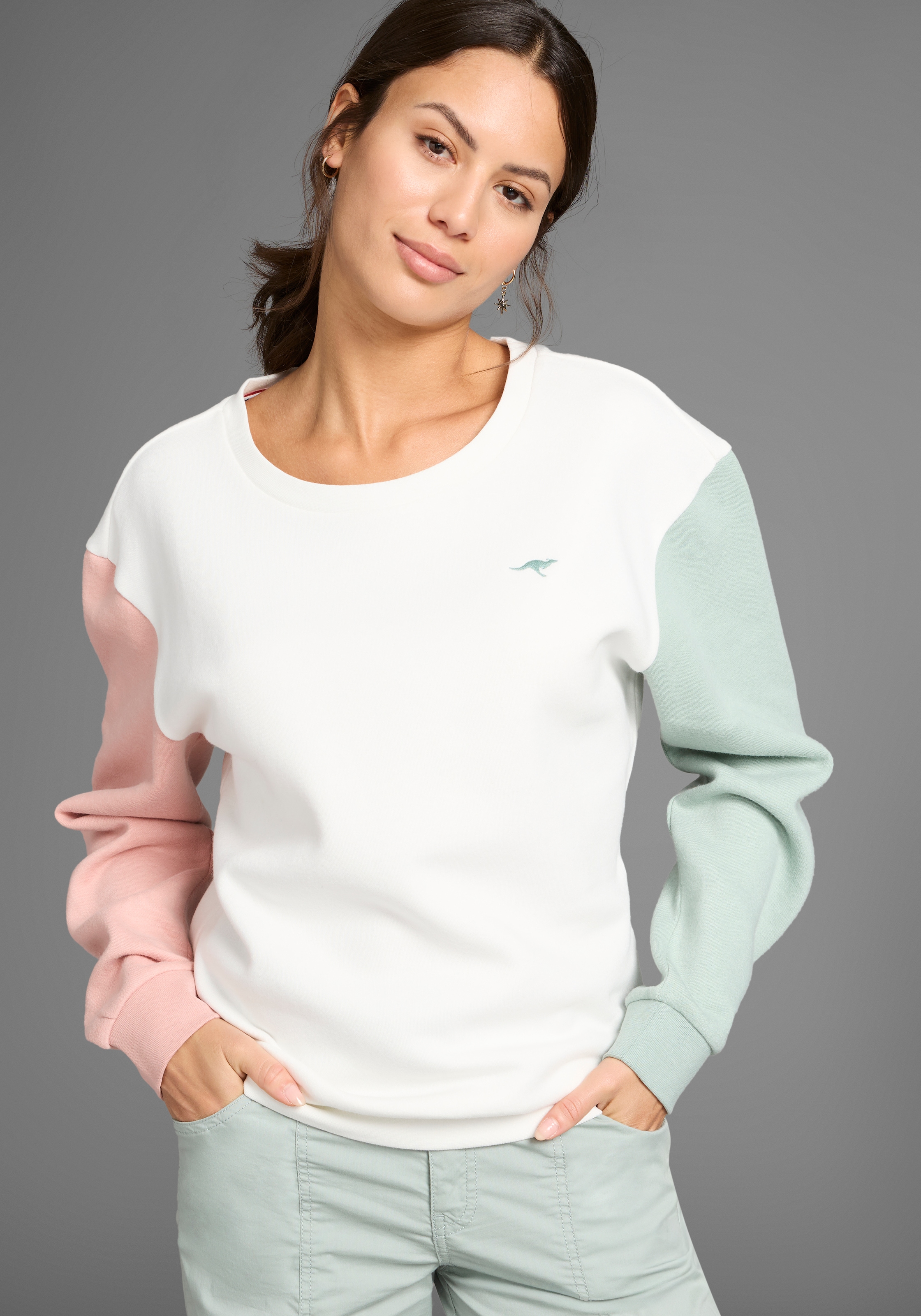 Image of KangaROOS Sweatshirt, mit Farbverlauf