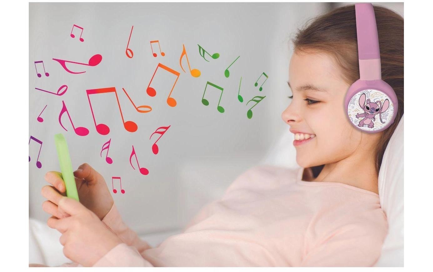 Lexibook® On-Ear-Kopfhörer »Disney Stitch Angel 2in1 Bluetooth-Kopfhörer«