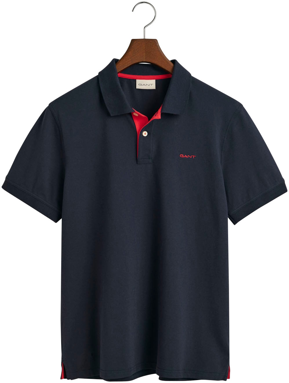 Gant Poloshirt »REG CONTRAST PIQUE SS RUGGER«, mit kontrastfarbenen Einsätzen