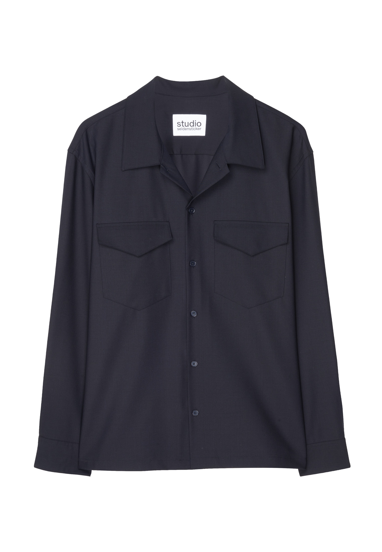 studio seidensticker Businesshemd »Studio« Regular 1/1 Reverskragen Uni