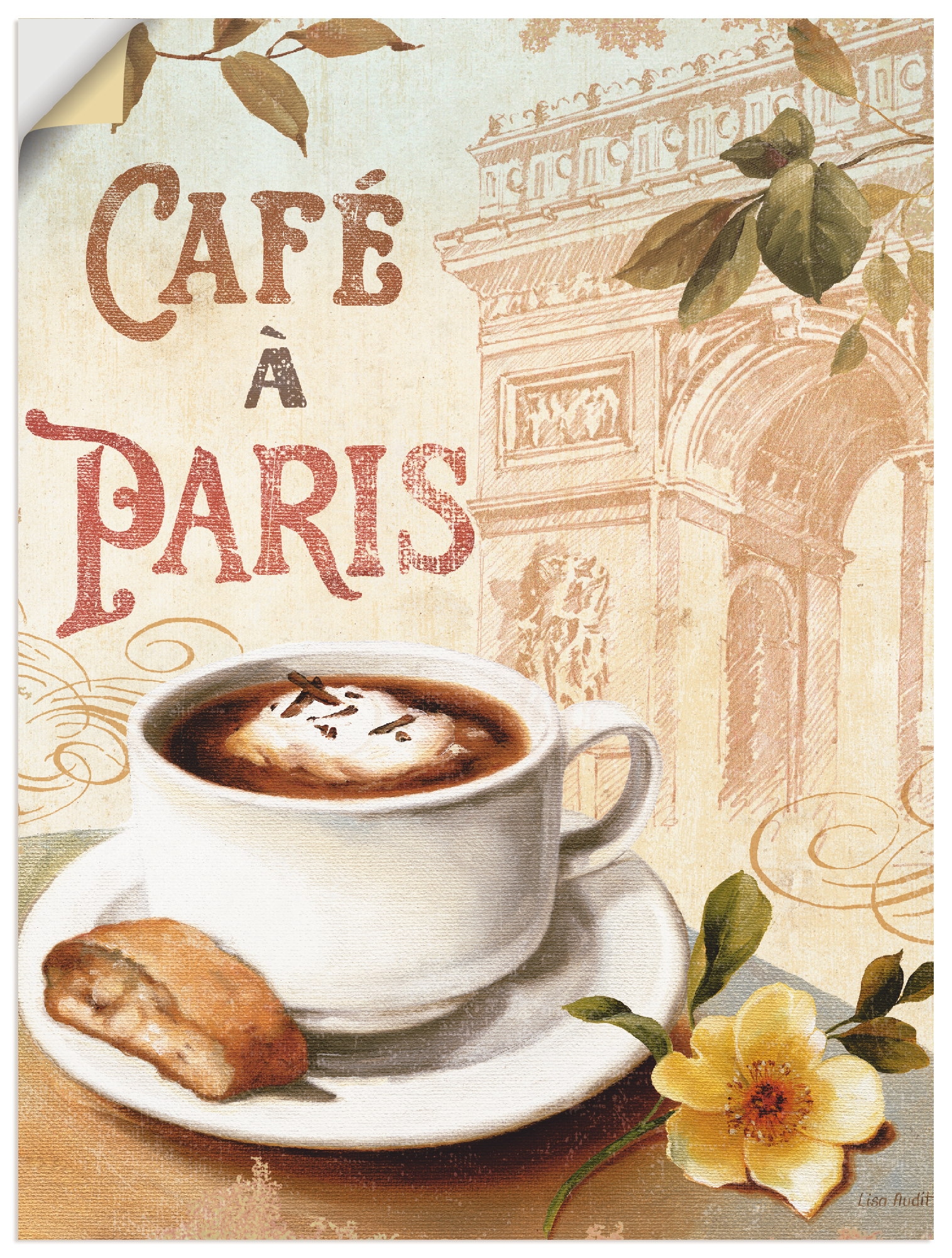 versch. I«, Grössen Getränke, oder St.), in Wandaufkleber Artland in Europa Leinwandbild, als bequem Wandbild Poster kaufen »Kaffee (1