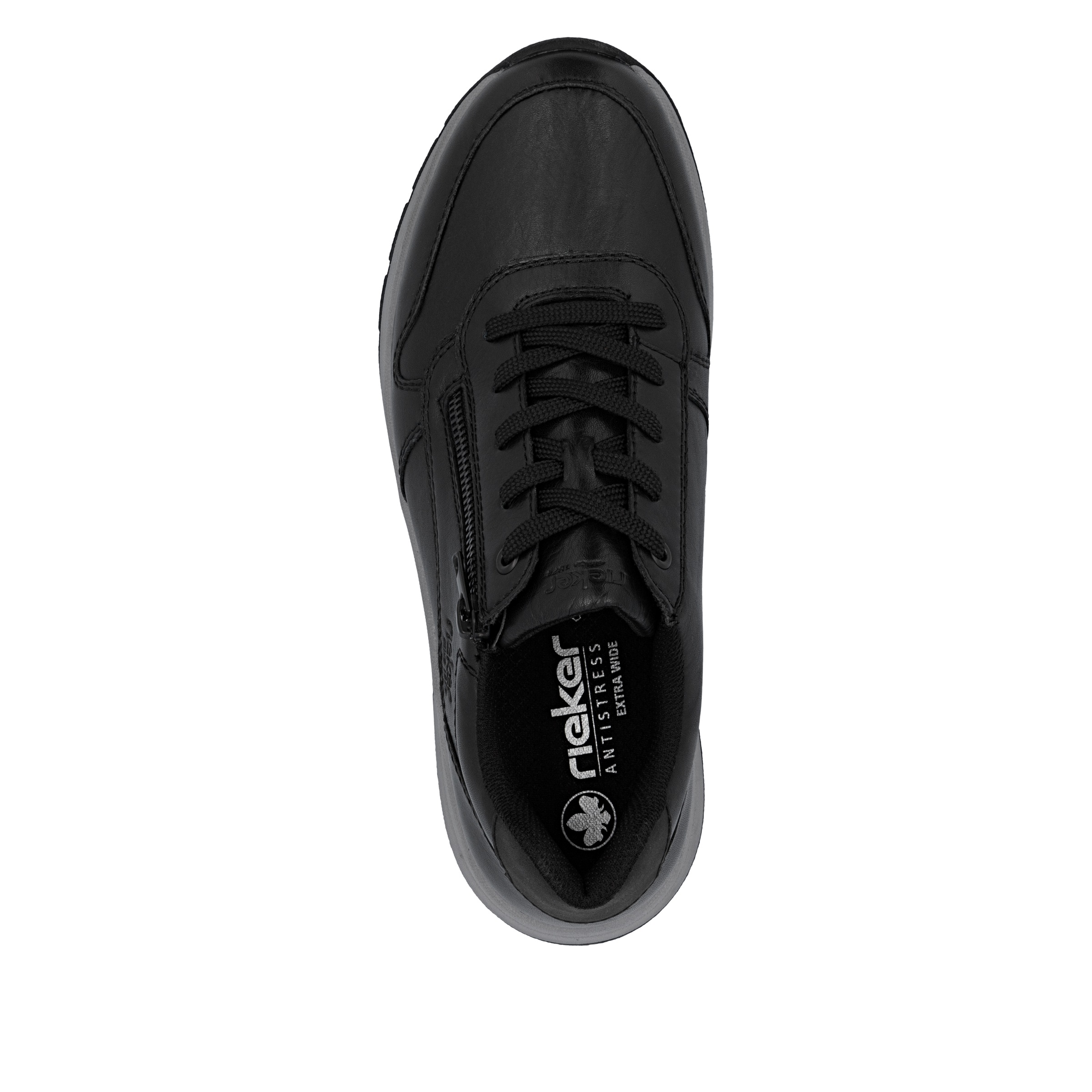 Rieker Sneaker  Schnürschuh, Halbschuh, Freizeitschuh mit gepolstertem Schaftrand