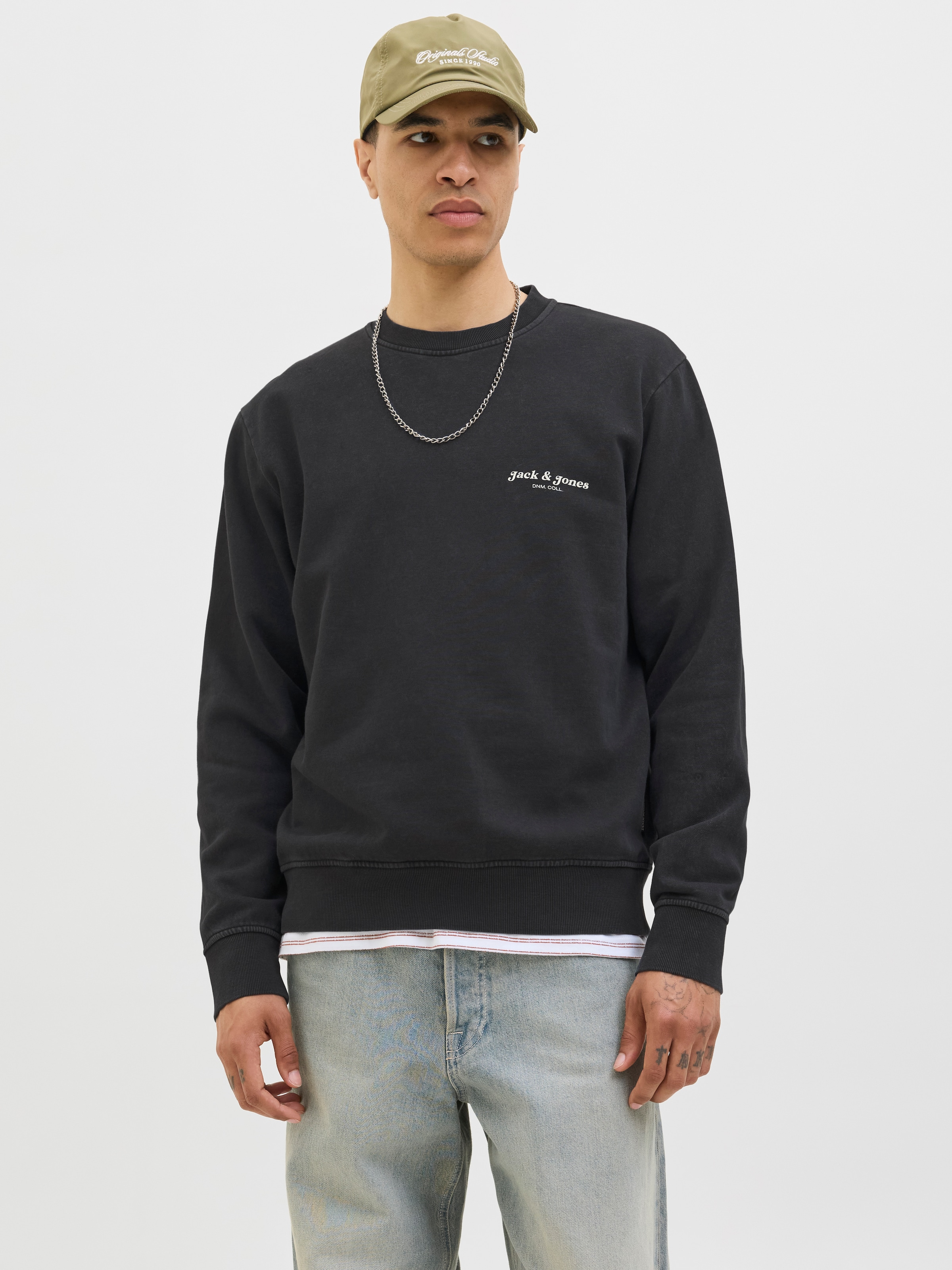 Jack & Jones Sweatshirt »JJEDOVER PRINT SWEAT CREW NECK«