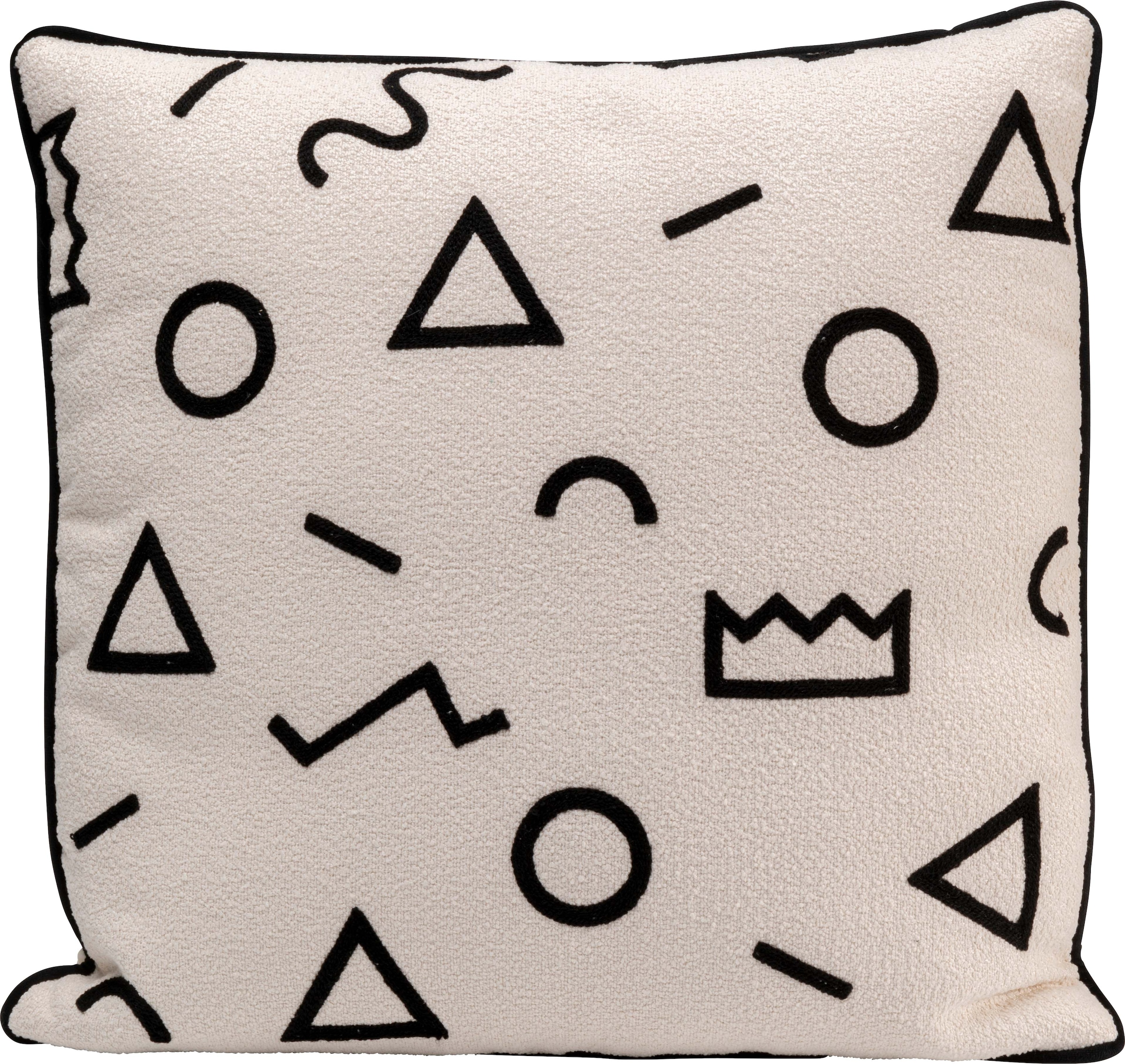Image of Kare Design Dekokissen "Geometric, Kissenhülle mit Füllung, 45x45 cm" stützt Kopf und Nacken angenehm und sorgt für erholsamen Schlaf