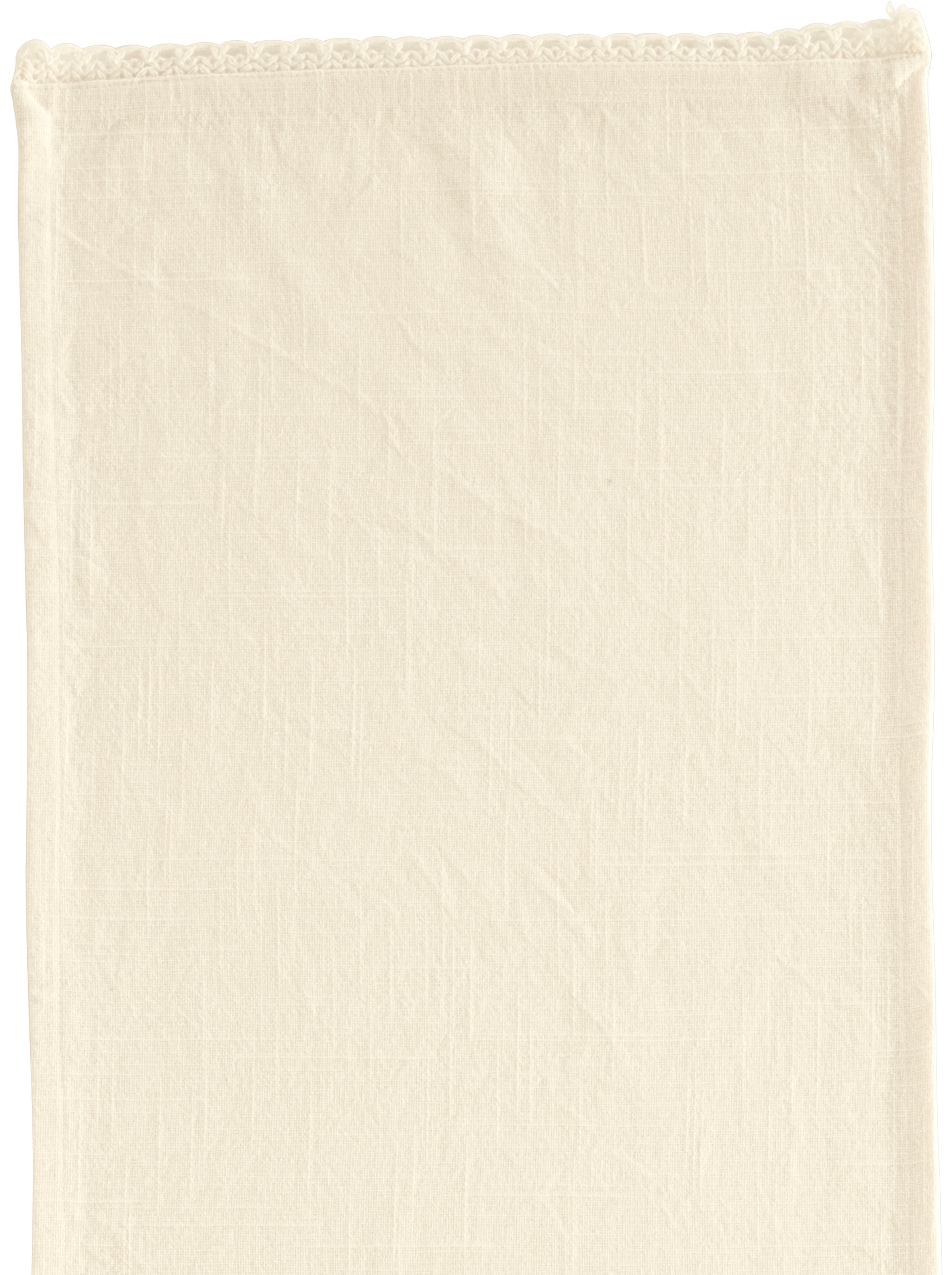 GOODproduct Tischläufer »Elyna« uni, mit schöner Spitze, weiche Haptik, leicht strukturiert, 150x35cm