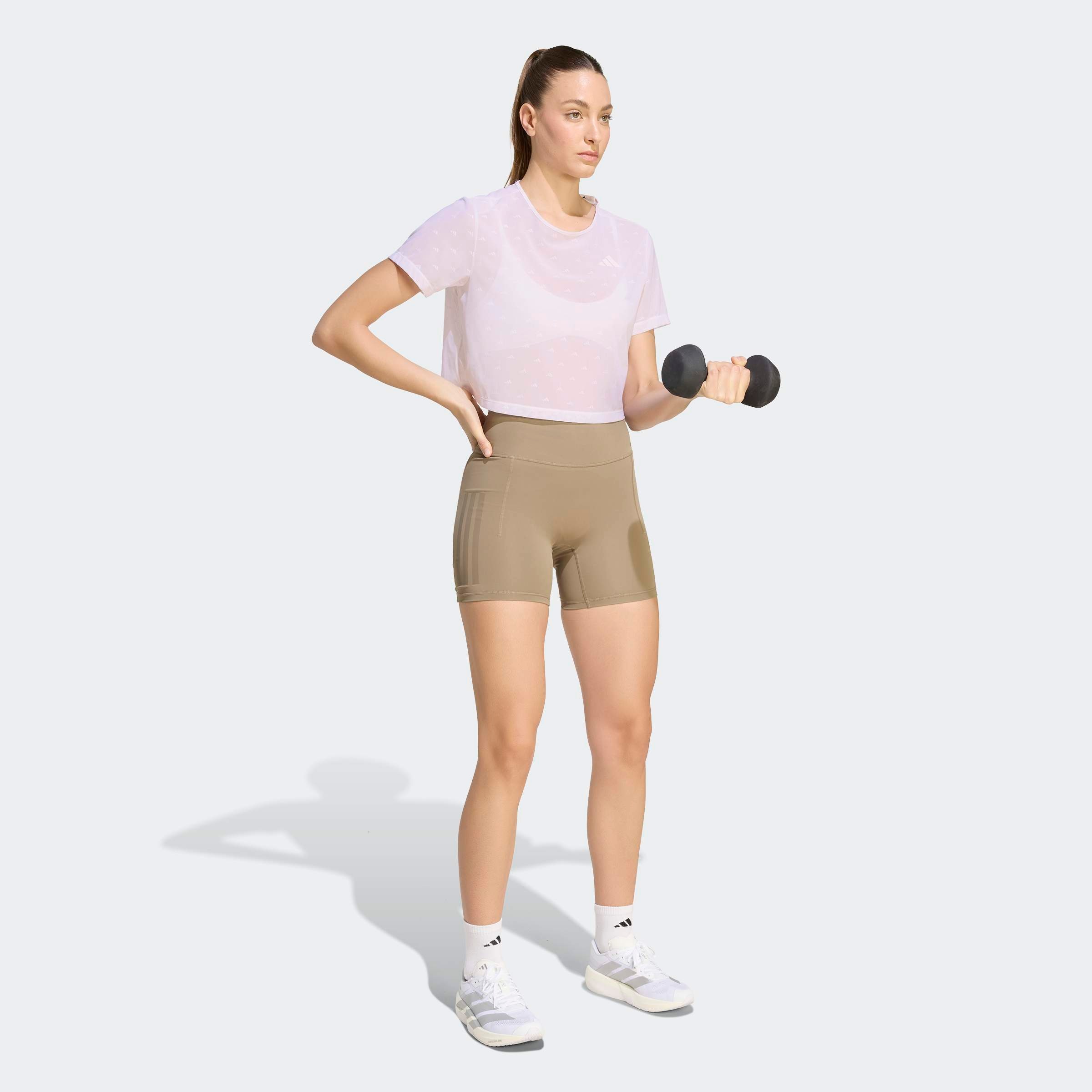 adidas Performance T-Shirt »PRIMELIFT ESSENTIALS WORKOUT MESH-, KASTIG GESCHNITTEN«