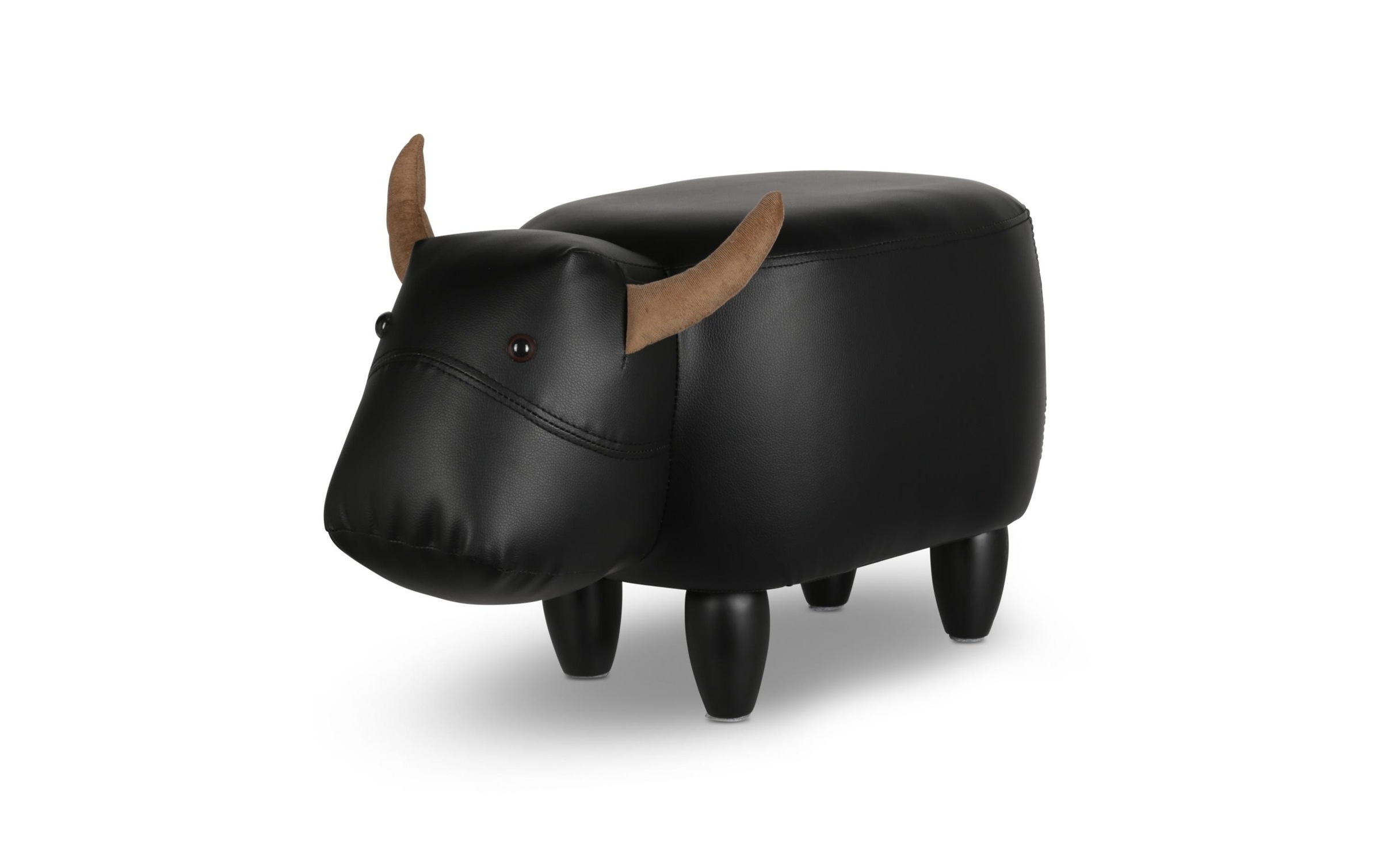 Image of Hocker "zoosy Kuh Nero Schwarz"