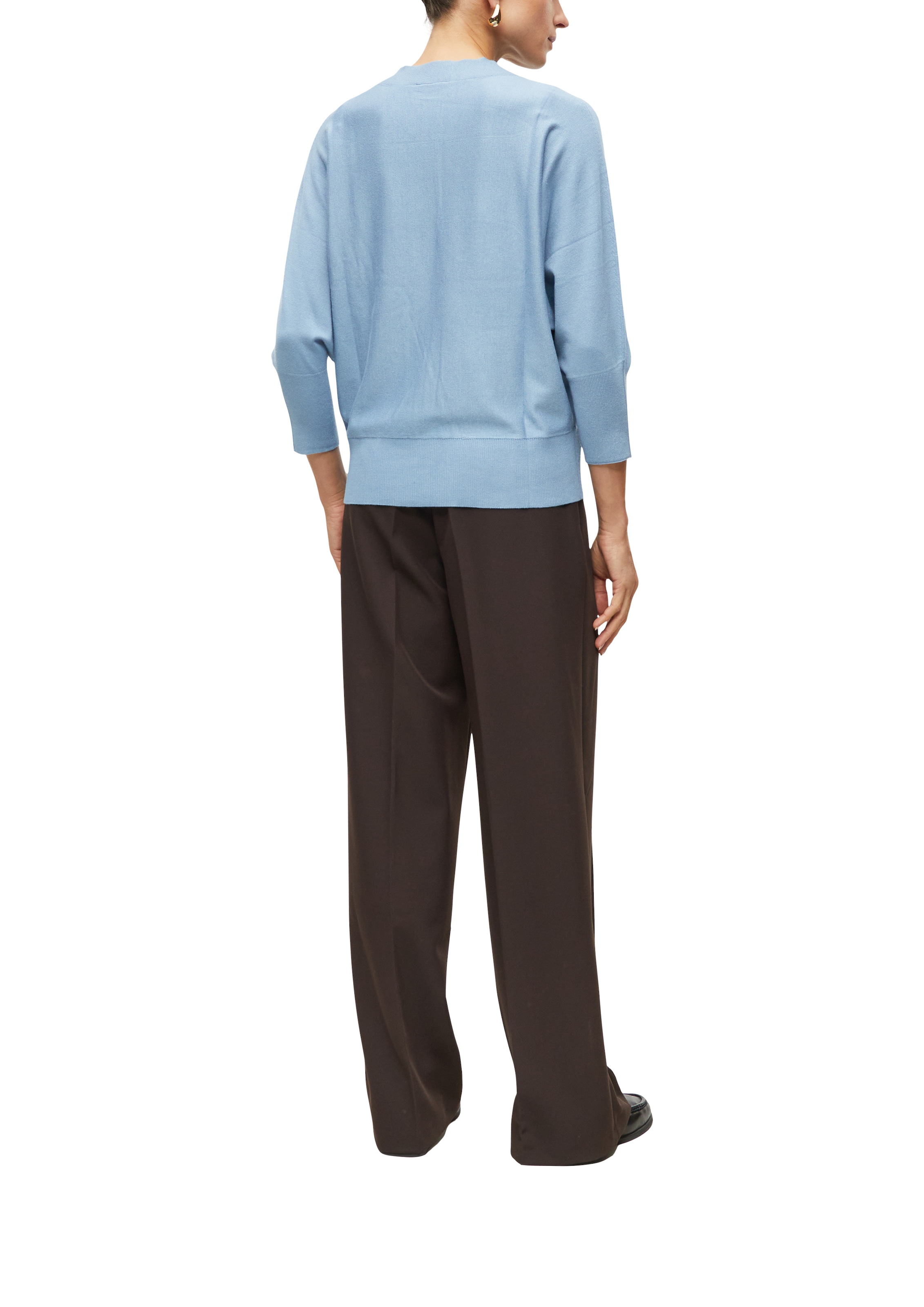 s.Oliver BLACK LABEL Strickpullover Rundhals / Viskose