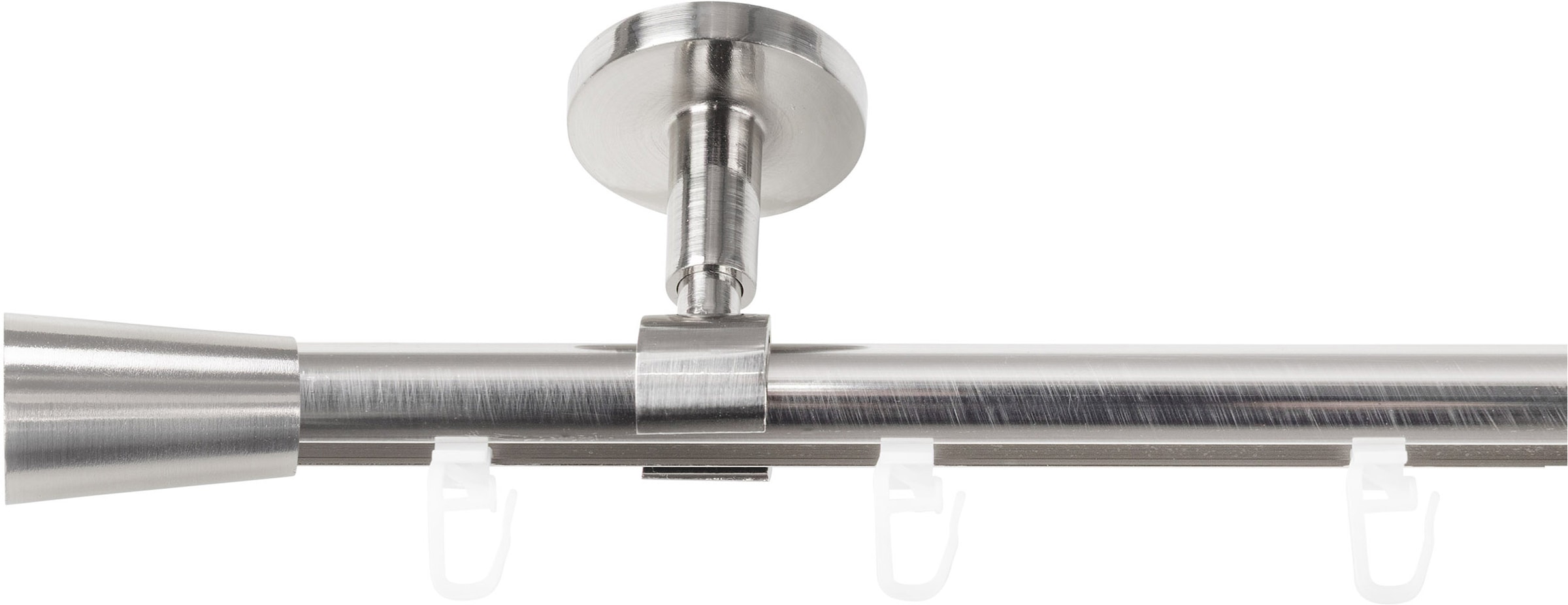 Image of SN DECO GROUP Gardinenstange "Gardinenstange Innenlauf Nizza Ø 19 mm, 1-läufig, Fixmass, verschraubt" Ø 19 mm Fixmass;kürzbar
