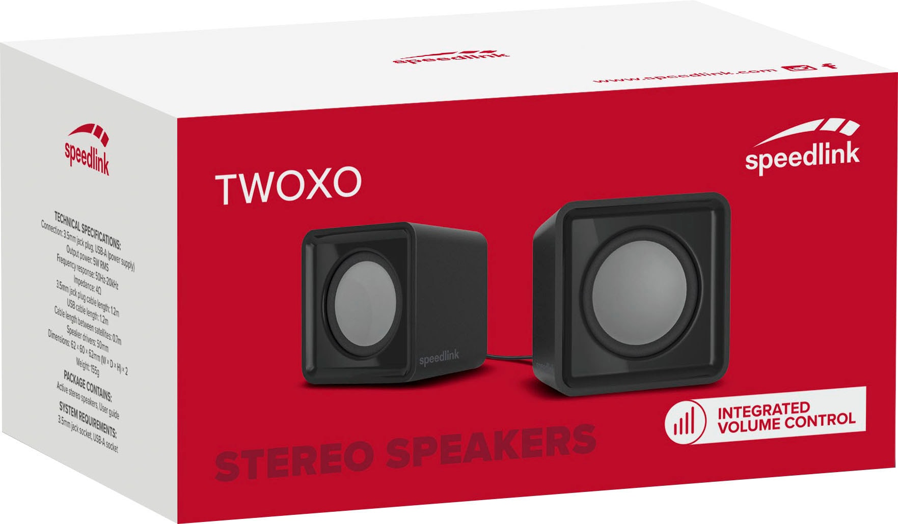 Speedlink PC-Lautsprecher »TWOXO Stereo«