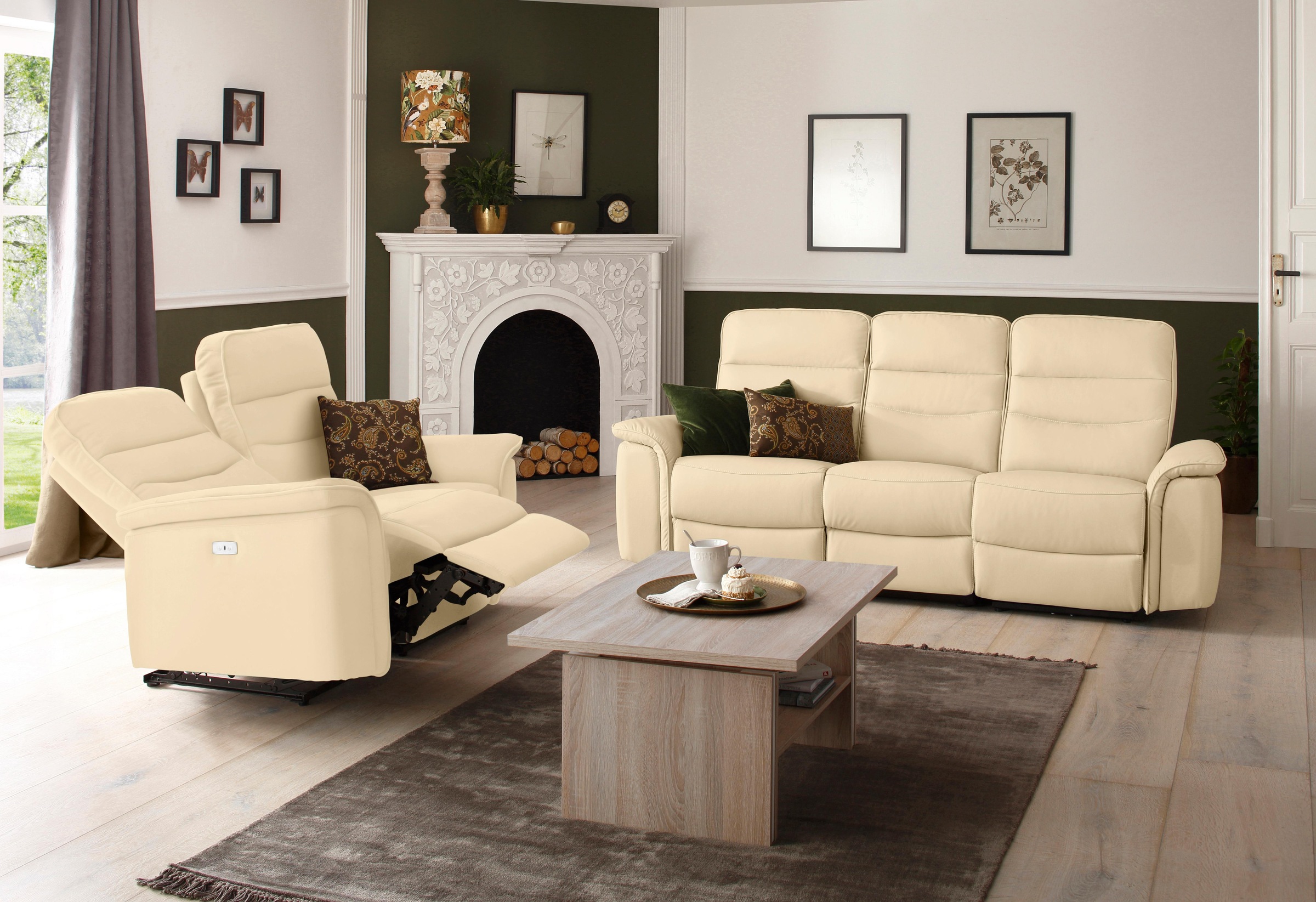 Home affaire 2-Sitzer »Maldini« elektrischer Relaxfunktion und USB-Anschluss, Breite 166 cm