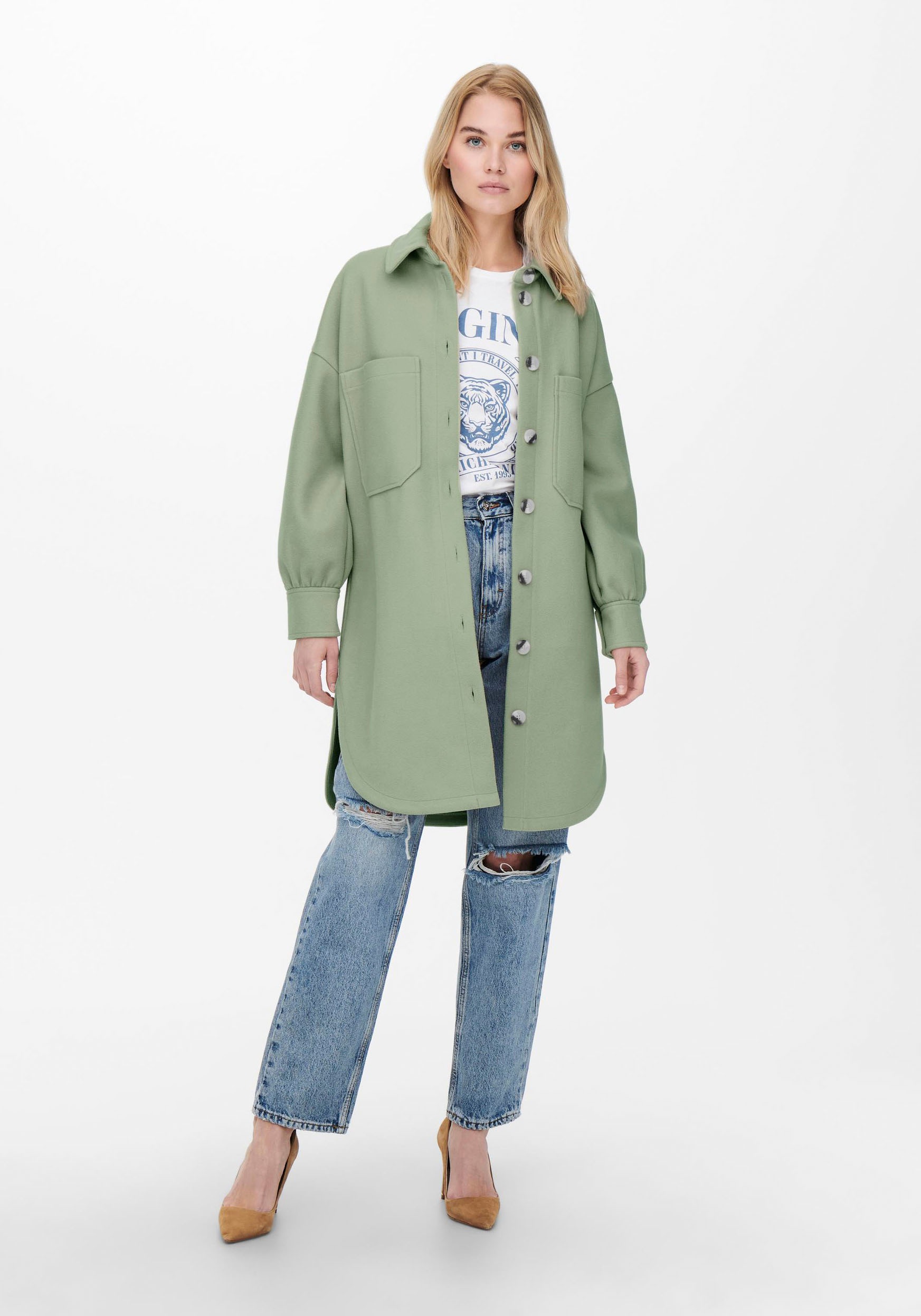 Image of Only Langjacke »ONLTRILLION L/S OVRS SHACKET«, im Oversize Style bei Ackermann Versand Schweiz