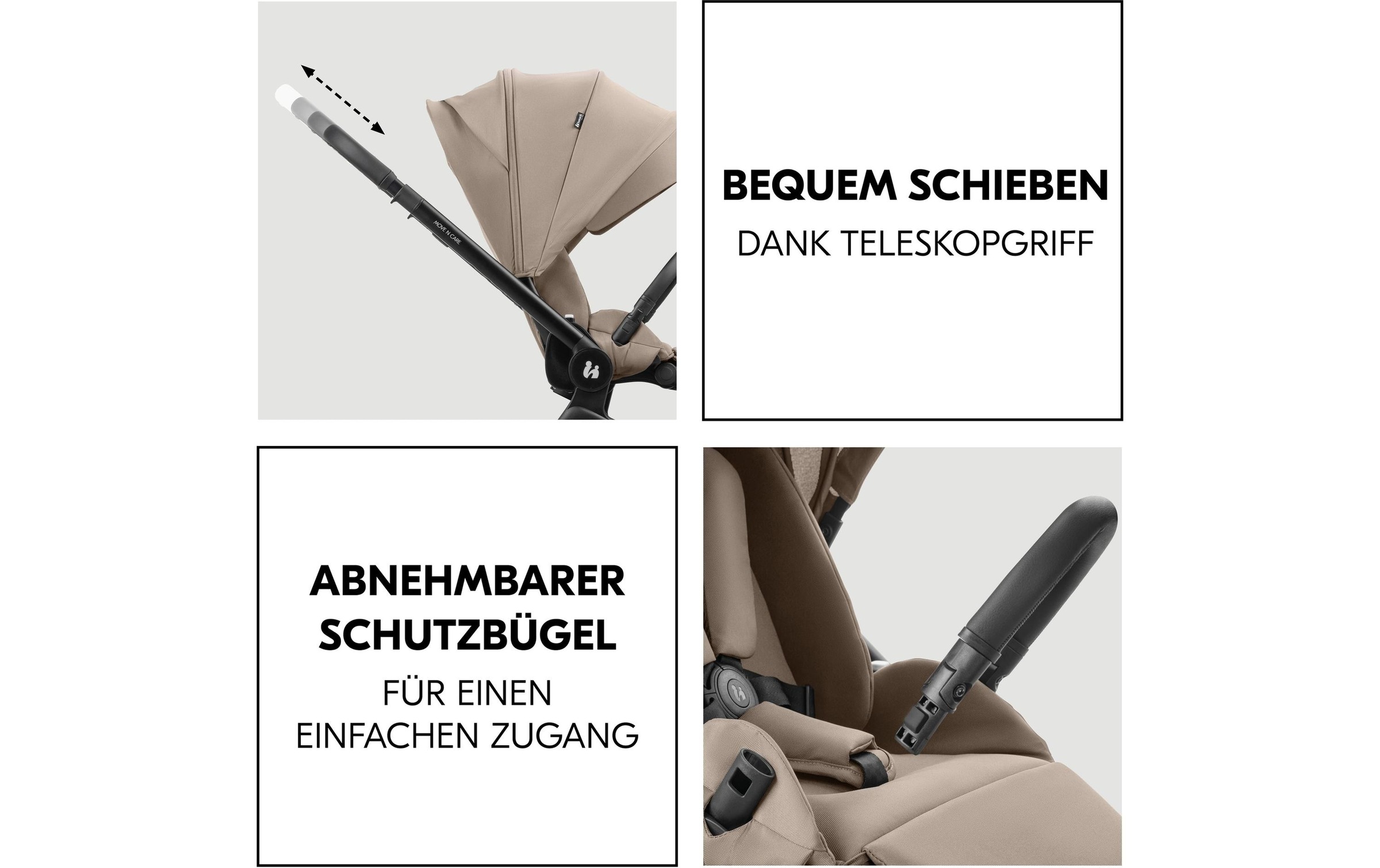 Hauck Kombi-Kinderwagen »Move N Care Set«, 22 kg