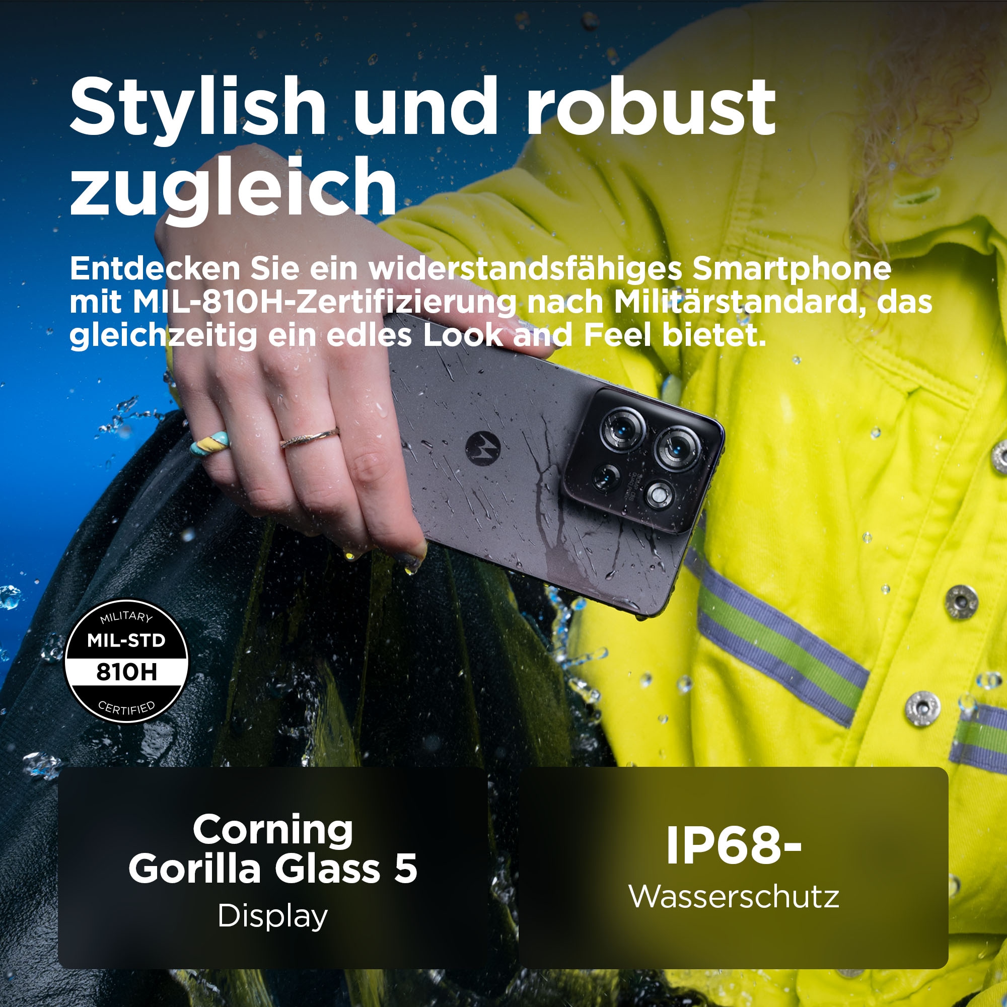 Motorola Smartphone »moto G75 5G« Anthrazit