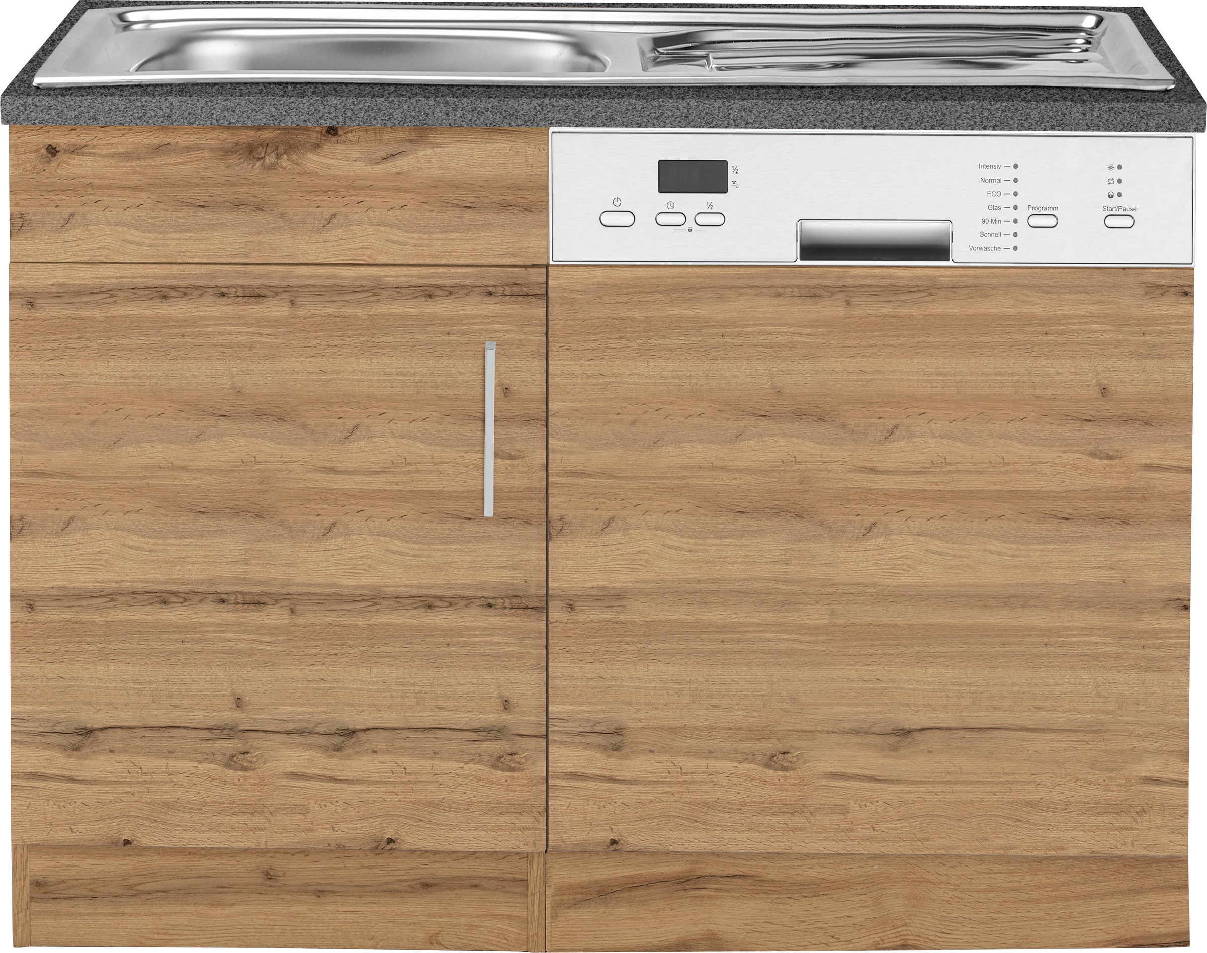 KOCHSTATION Spülenschrank "KS-Colmar" 110 cm, Front und Sockelblende für teilintegrierten Geschirrspüler