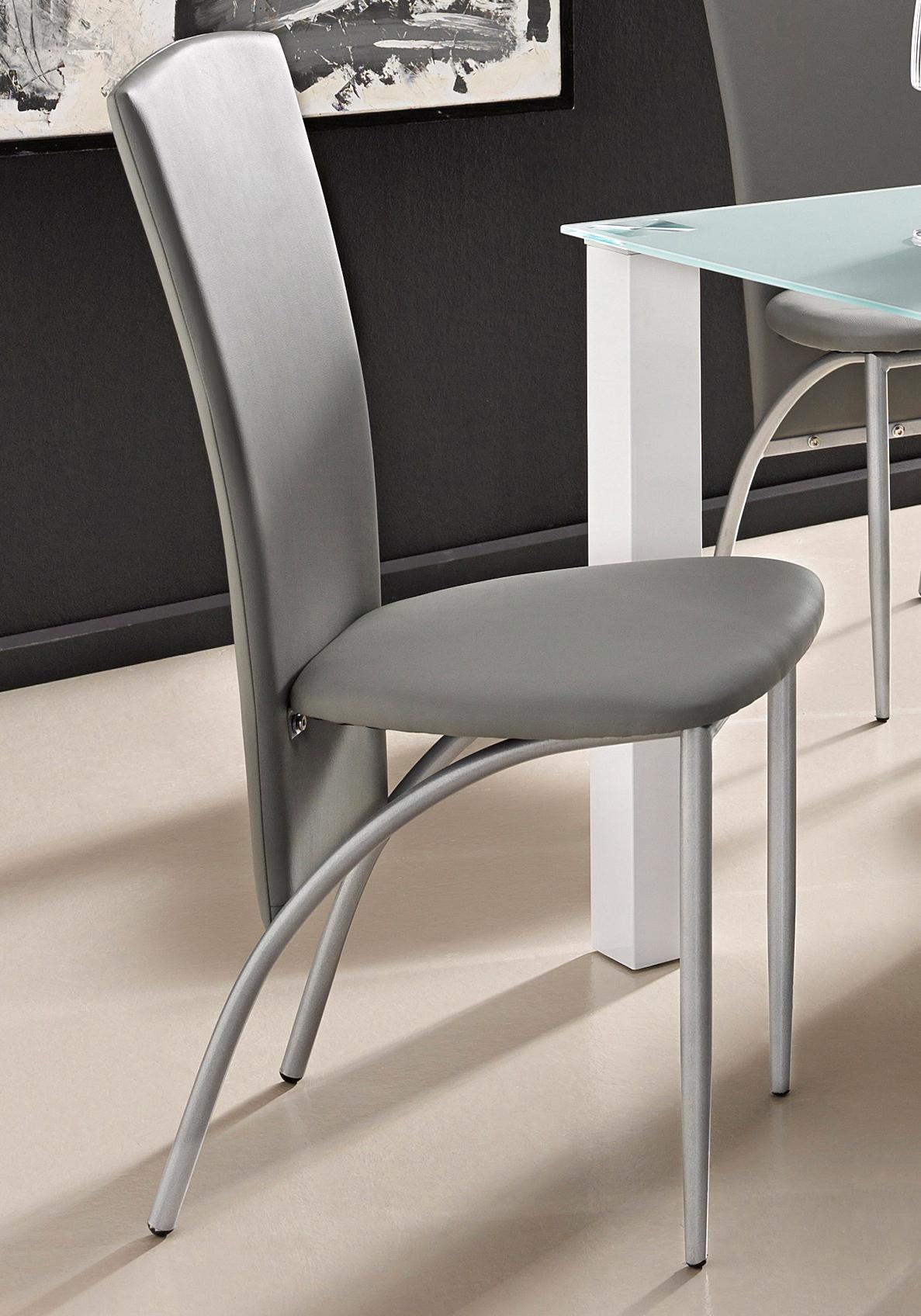 Image of my home Esszimmerstuhl »Nico«, (Set), 2 St., Kunstleder, Bezug in Kunstleder, Metallgestell bei Ackermann Versand Schweiz
