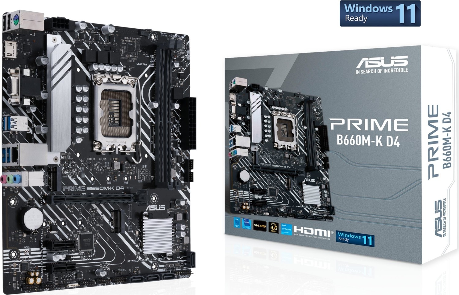 Asus Mainboard »PRIME B660M-K D4«