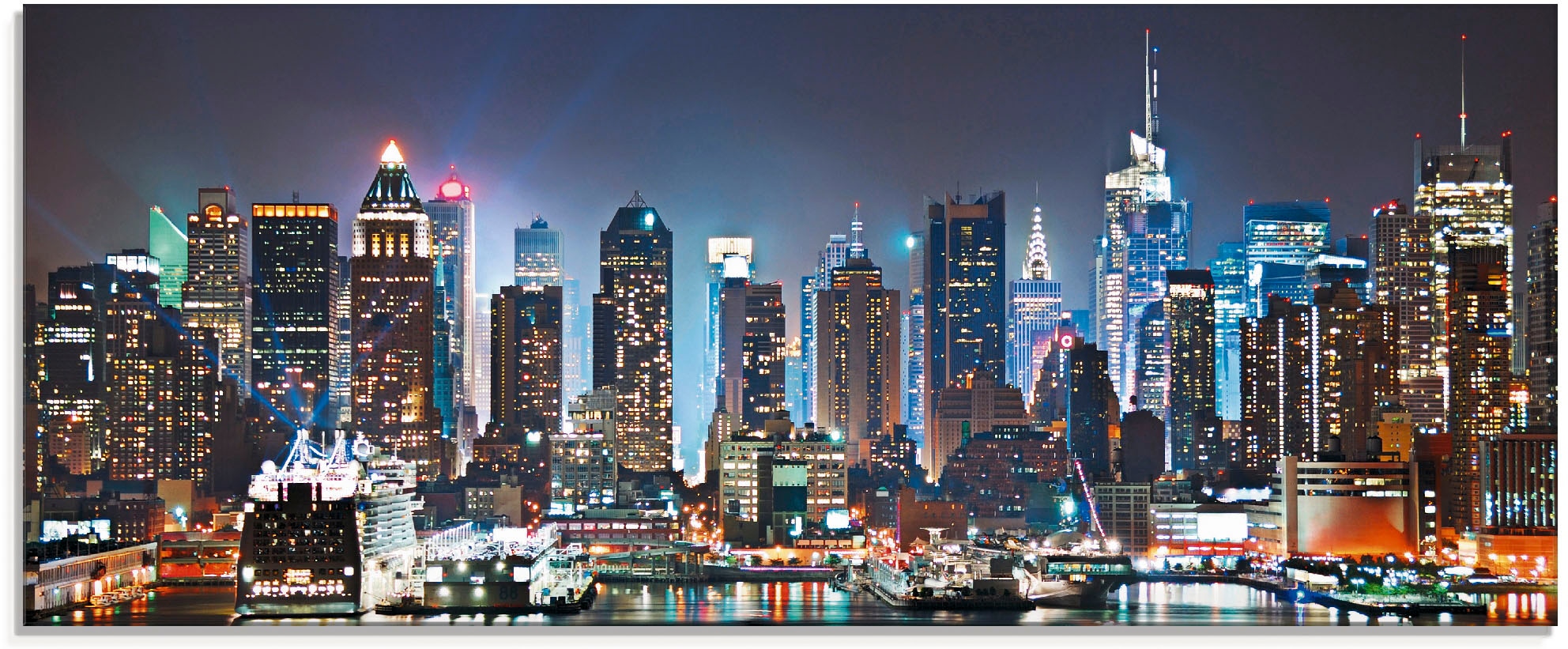 Image of Artland Glasbild "New York City Times Square" Amerika 1 Stk. tlg. in verschiedenen Grössen