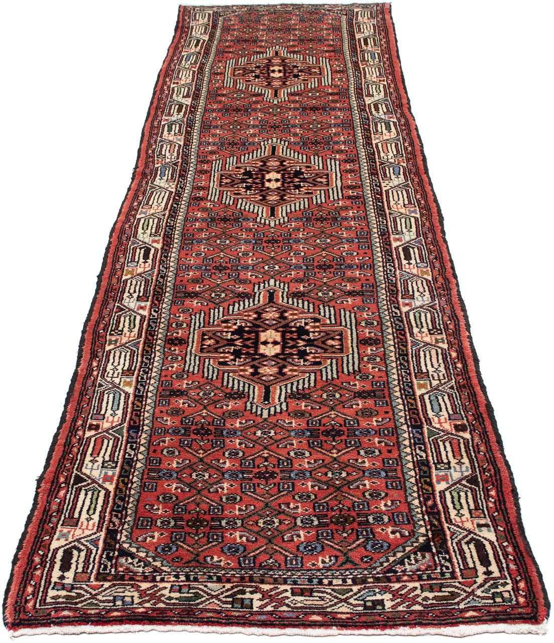 Image of morgenland Hochflor-Läufer »Hosseinabad Medaillon 323 x 78 cm«, rechteckig, 1 mm Höhe, Handgeknüpft bei Ackermann Versand Schweiz