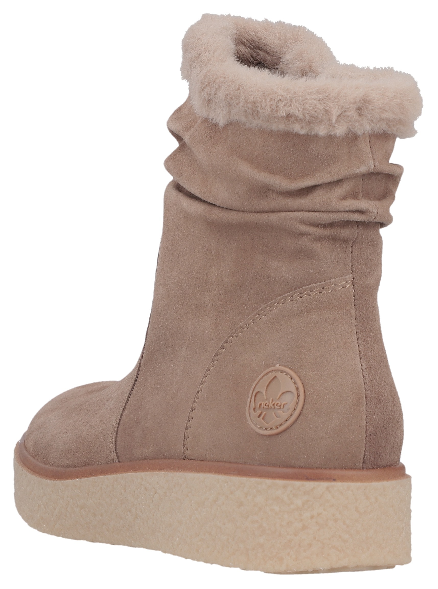 Rieker Winterboots, Stiefelette, slouchy Schaft, mit Innenreissverschluss