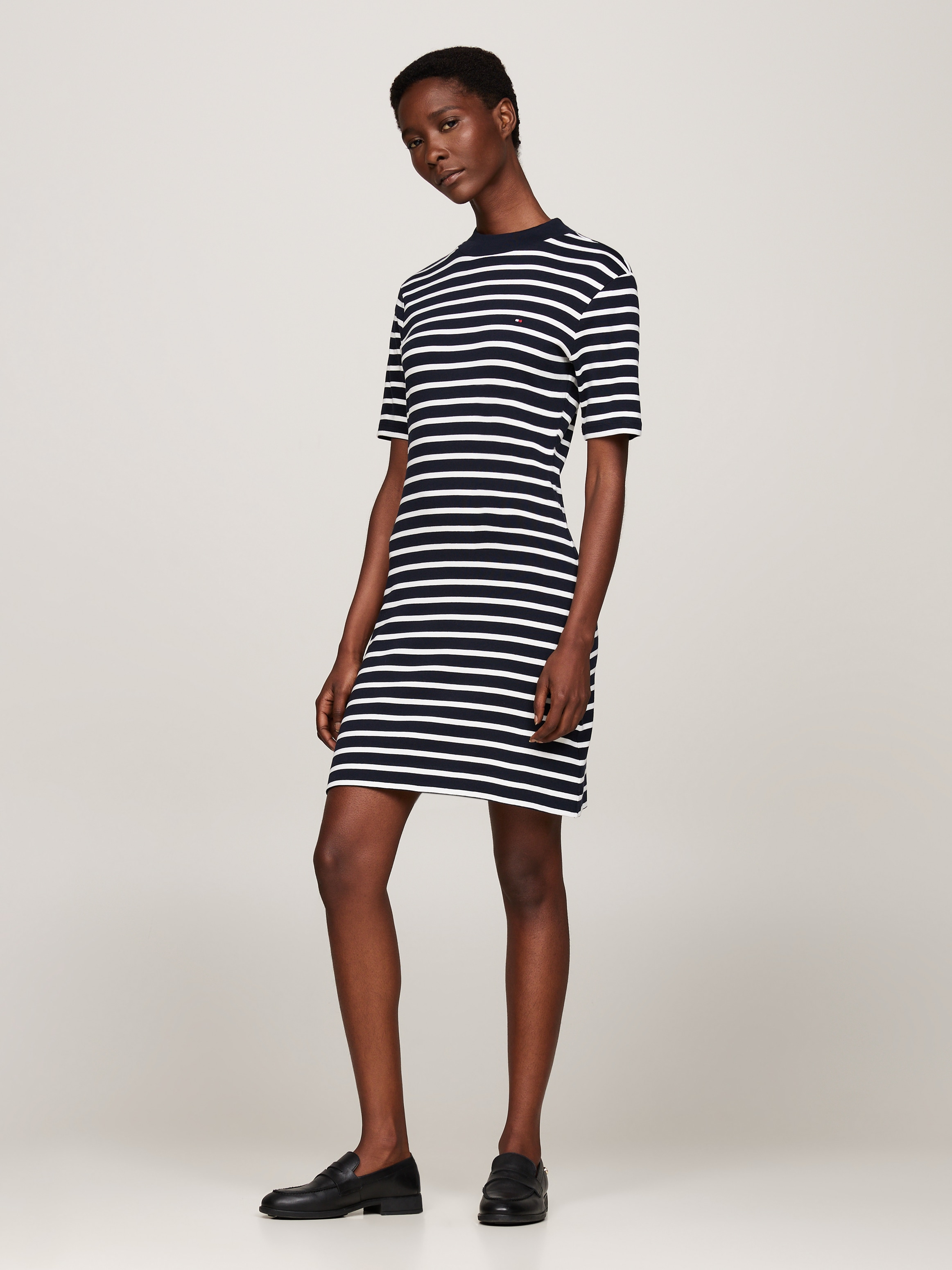 Shirtkleid »SLIM CODY MOCK-NK DRESS«, mit Mock-neck