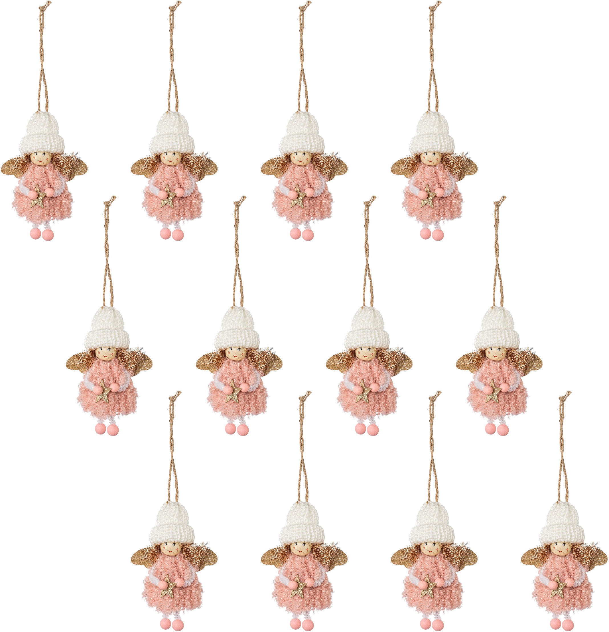 Image of Creativ deco Dekohänger, (12 St.), mit Wollmütze bei Ackermann Versand Schweiz