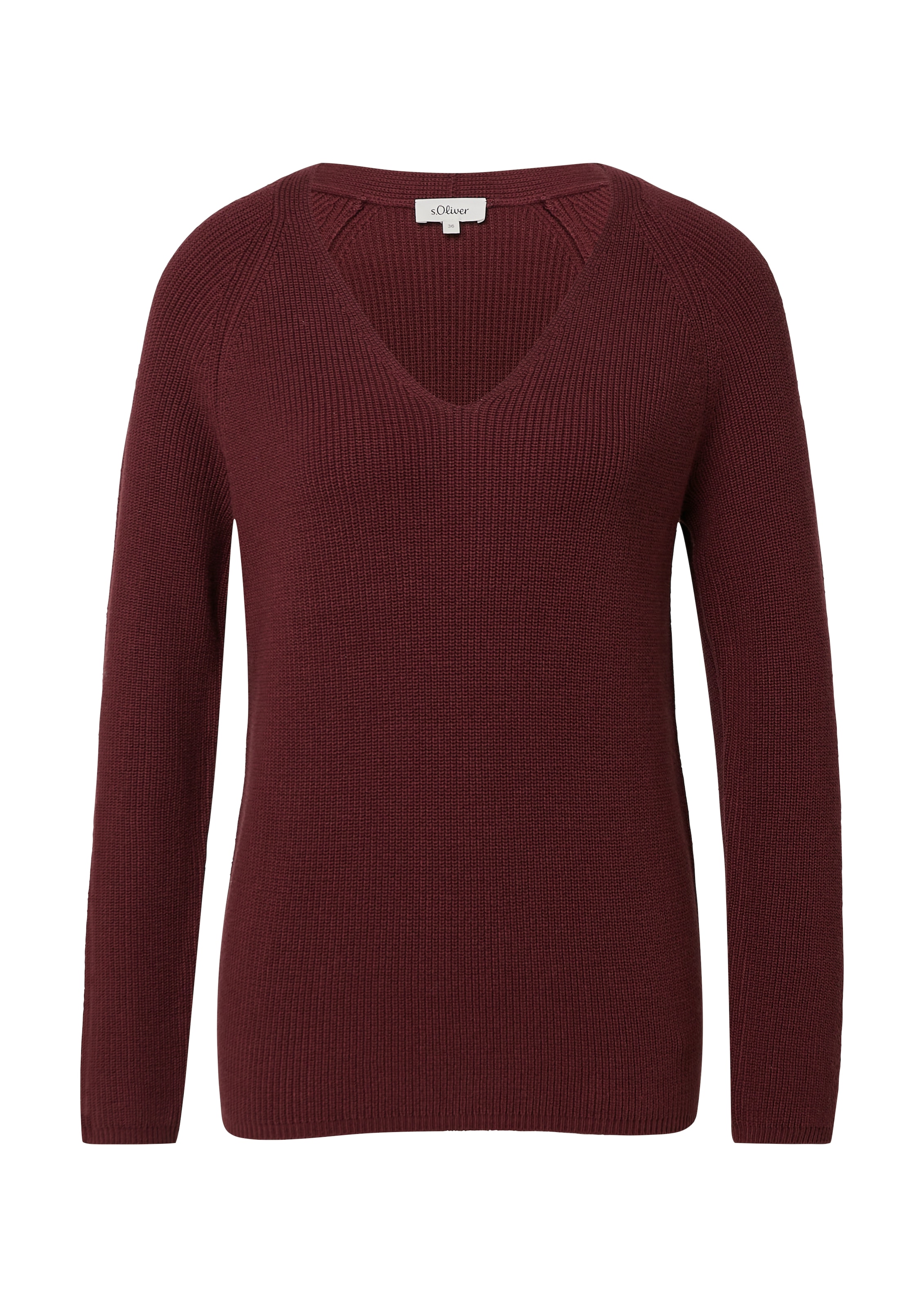 s.Oliver Pull en tricot mit V-Ausschnitt
