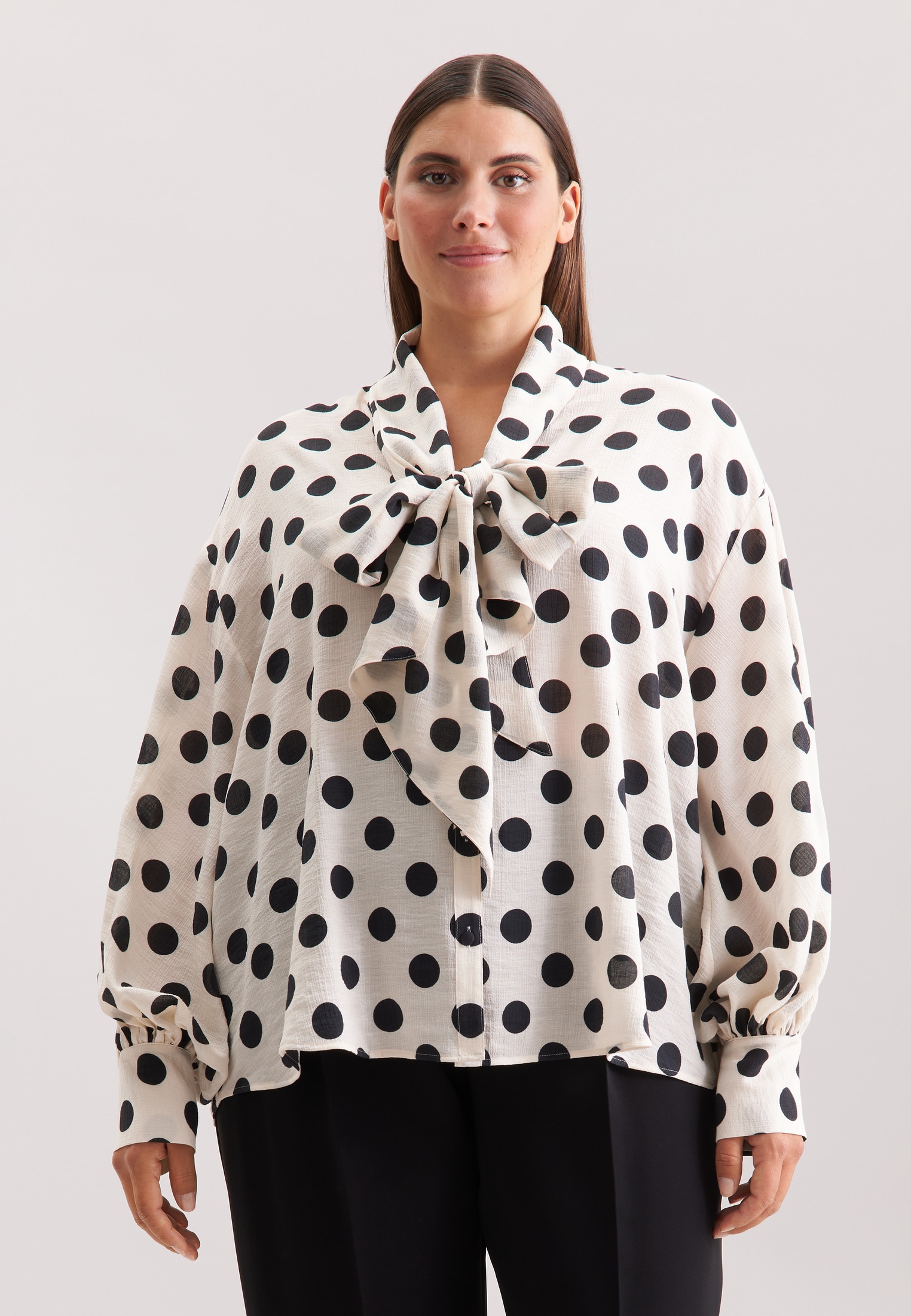 seidensticker Chemisier à volants »Schwarze Rose« 1/1 Druck