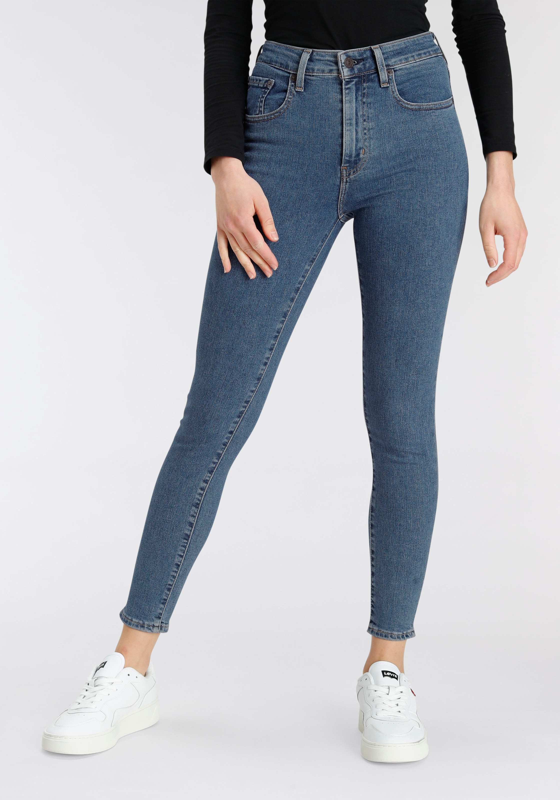 ♕ Levi\'s® Skinny-fit-Jeans »721 High skinny«, mit Bund rise hohem versandkostenfrei kaufen
