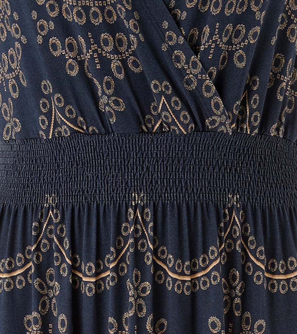 Aniston SELECTED Sommerkleid mit breiten Trägern zum Raffen - NEUE KOLLEKTION