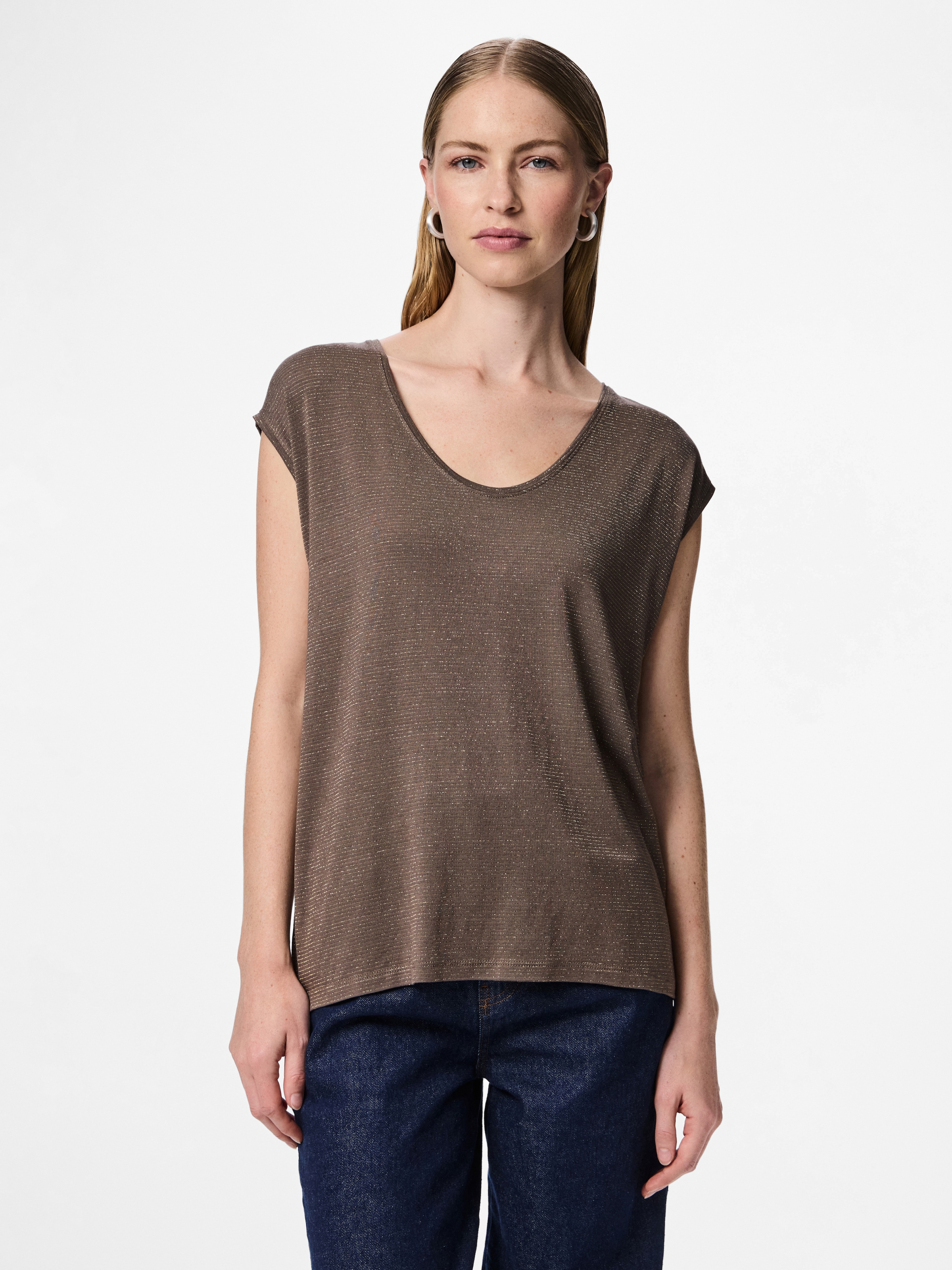 pieces T-shirt à manches courtes »PC BILLO« Viskosemischung, loose fit