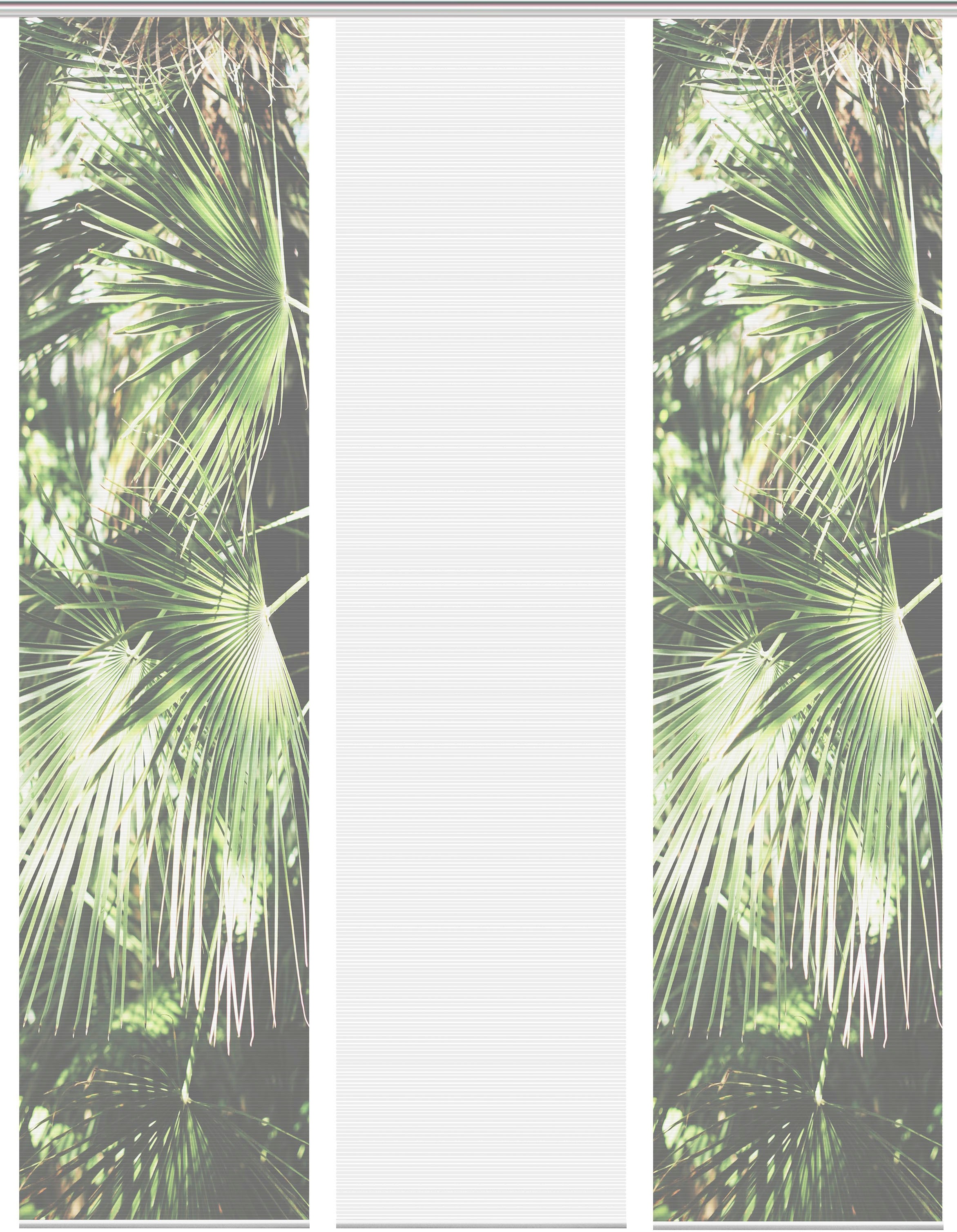 Image of Vision S Schiebegardine »JUNGOLA 3er SET«, (3 St.), Bambus-Optik, Digital bedruckt bei Ackermann Versand Schweiz