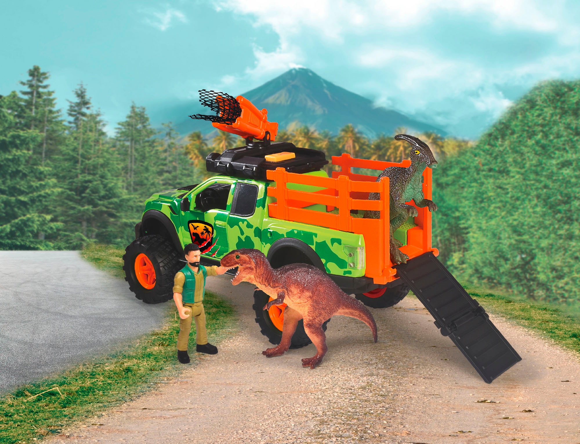 Dickie Toys Personnage de jeu »Spielset - Dino Hunter« mit Licht und Sound