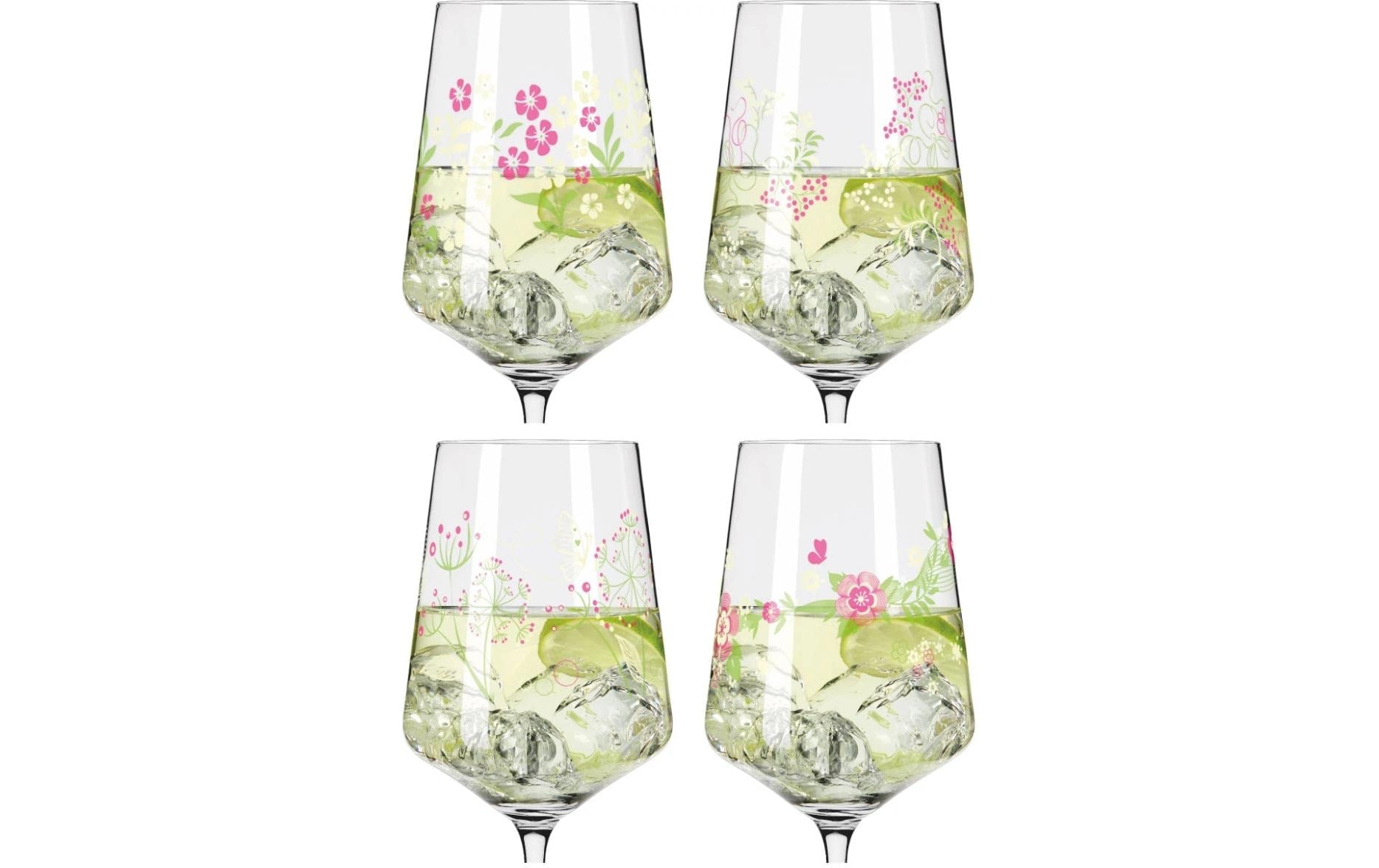 Ritzenhoff Aperitifglas »Sommertau Hugo 544 ml 4 Stück Transparent«, (4 tlg.)