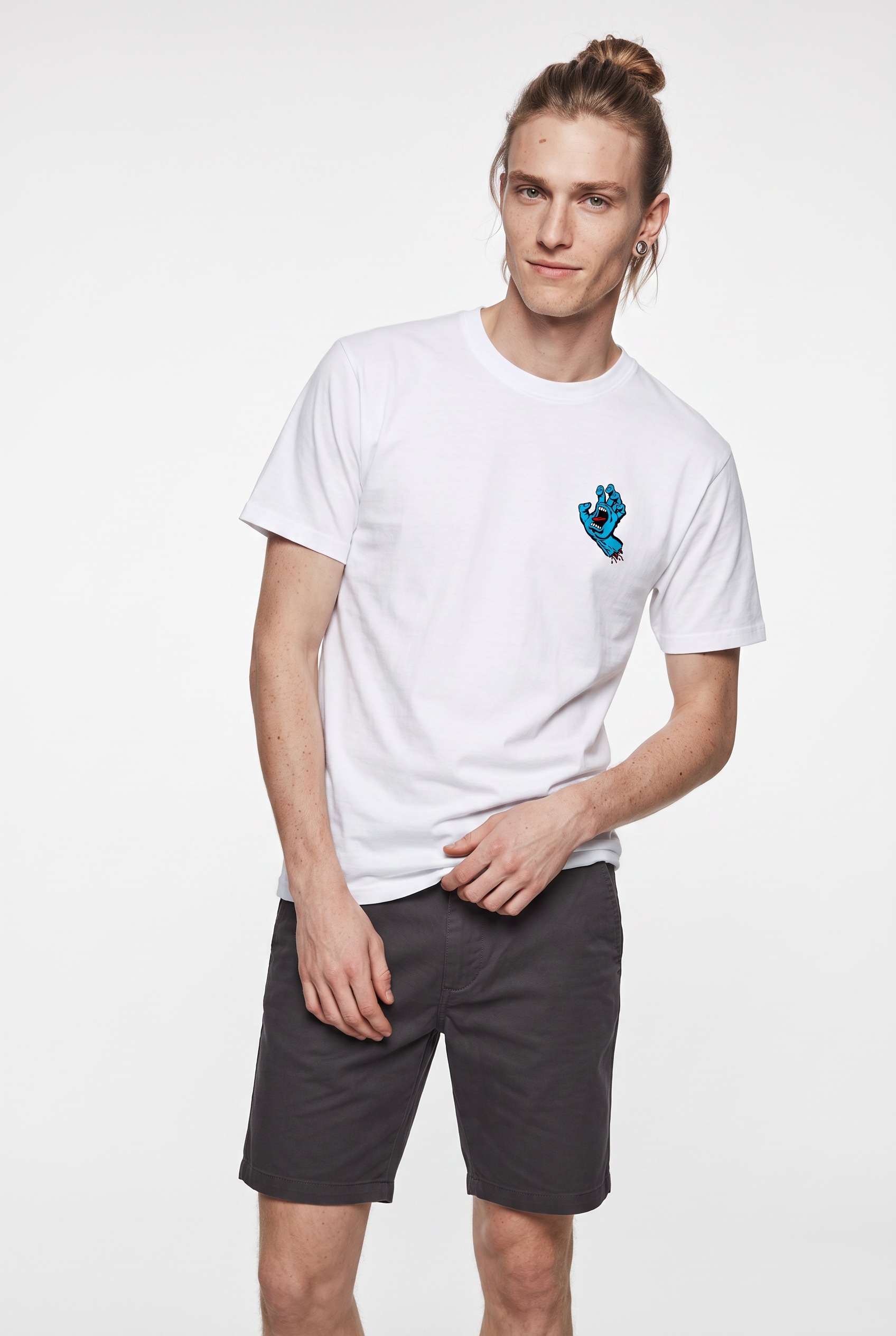 Image of Santa Cruz T-Shirt "SCREAMING HAND CHEST T-SHIRT"