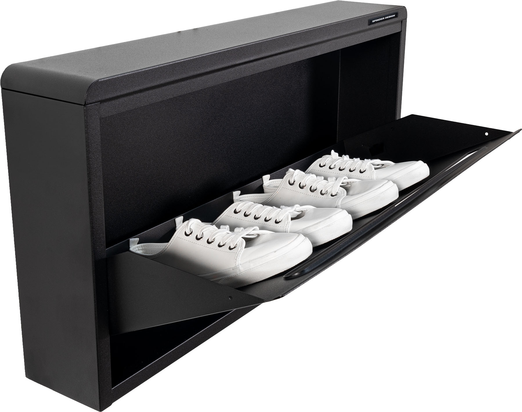 Spinder Design Armoire à chaussures »MARIO« Armoire à chaussures en acier avec fente