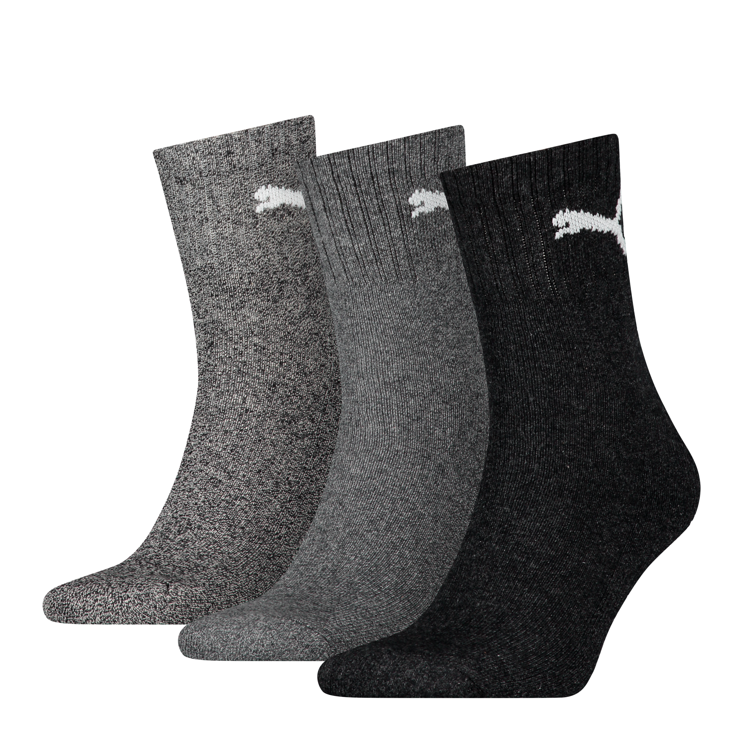 Image of PUMA Sportsocken "short crew" 3 Paar, 3 Paar tlg. gepolsterte Frottee-Sohle, atmungsaktiv