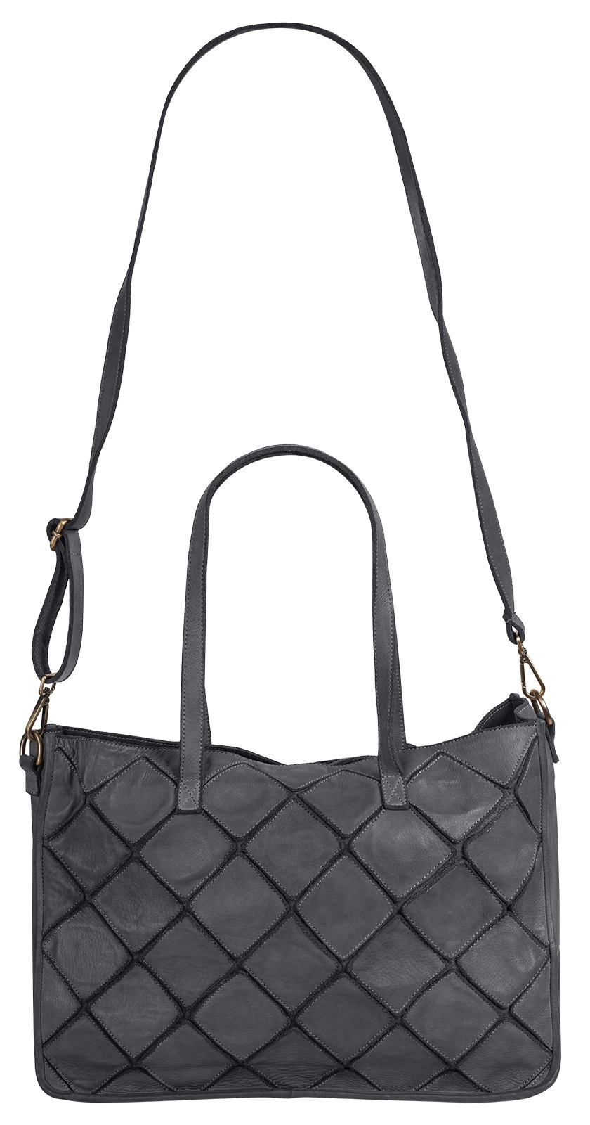 Samantha Look Shopper echt Leder, Made in Italy