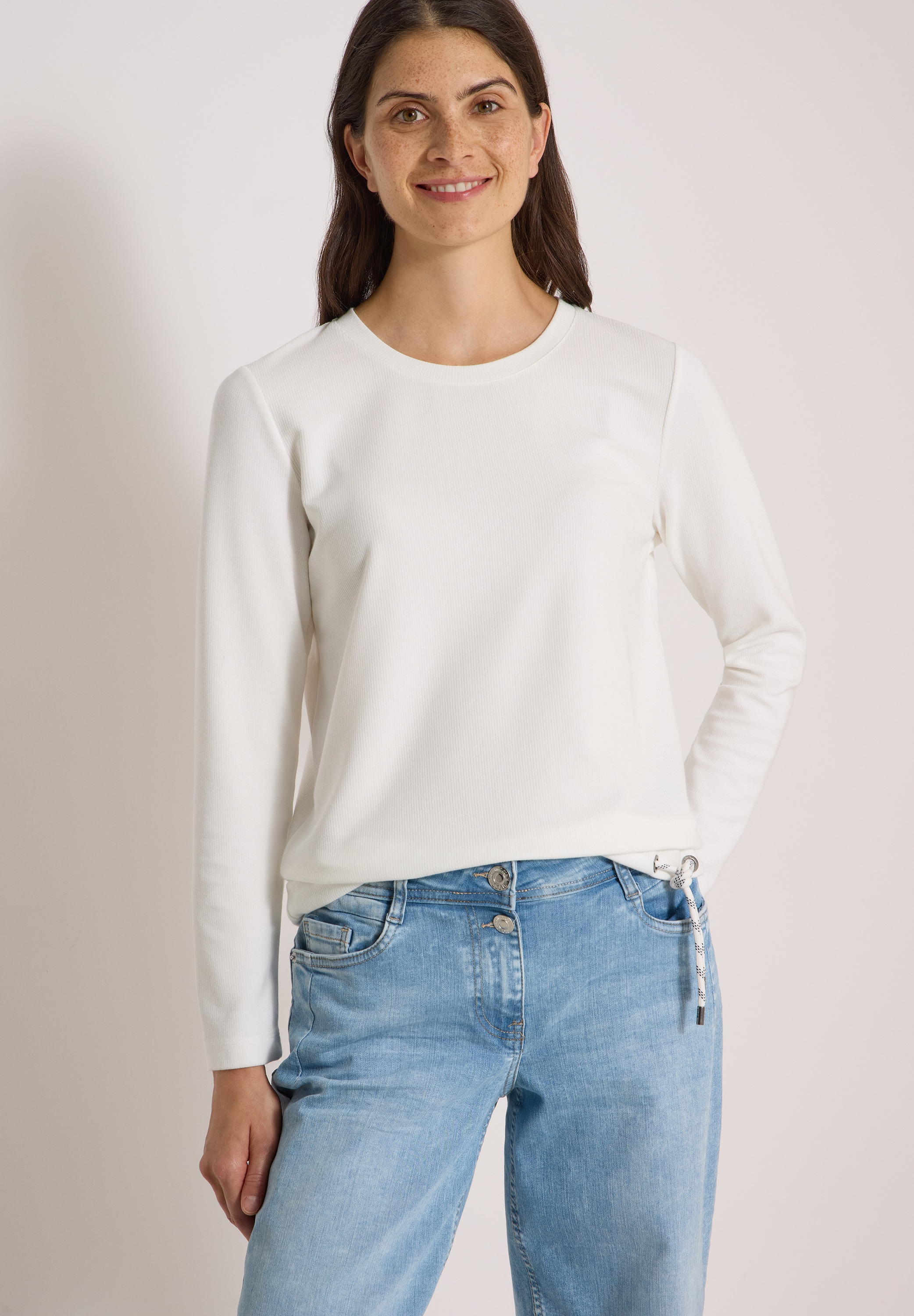 Image of Cecil Langarmshirt mit Rundhals und Tunnelzug